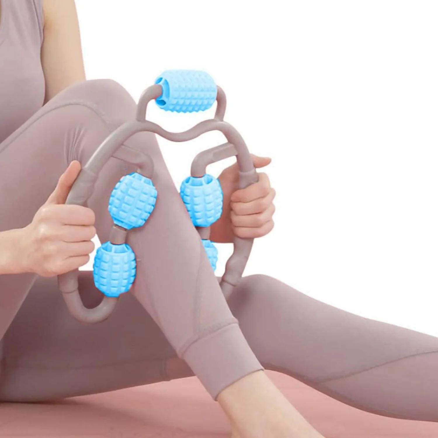 Muscle Massage Roller for Leg Soreness & Relaxation (5 Wheels, 1 Pc) - Image 6