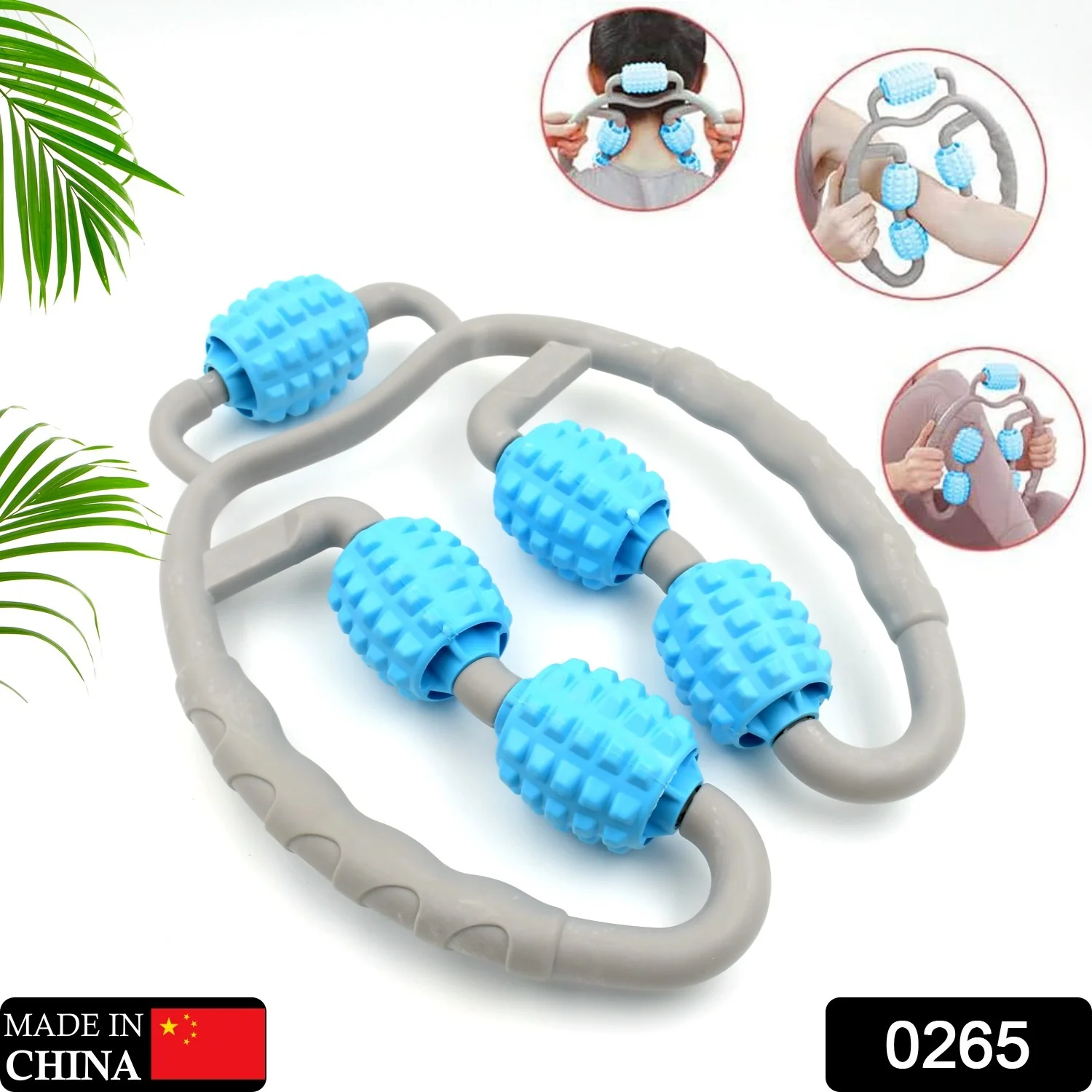 Muscle Massage Roller for Leg Soreness & Relaxation (5 Wheels, 1 Pc) - Image 9