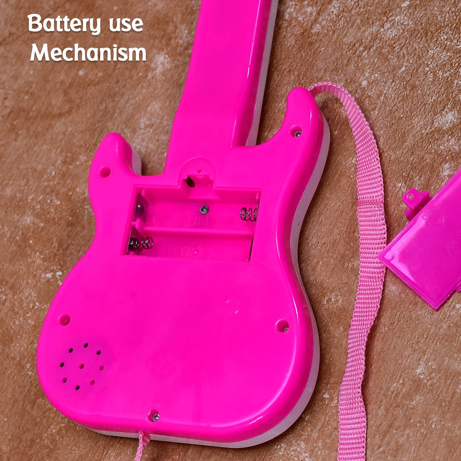 Battery Operated Musical Instruments Mini Guitar Toys and Light for 3+Years Old Kids - Image 7