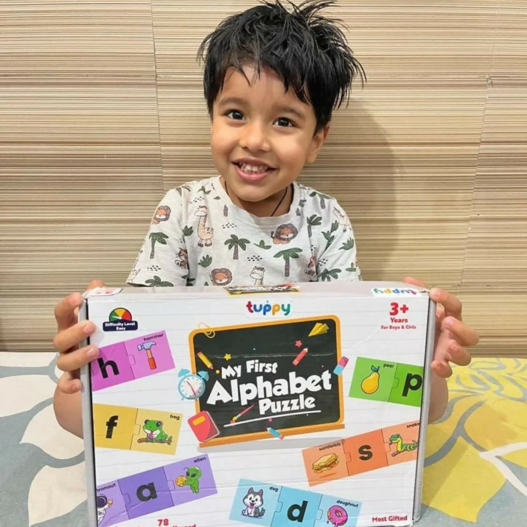 MY FIRST ALPHABET PUZZLE - AGE 3+ (78 CARDBOARD PIECES) - Image 9