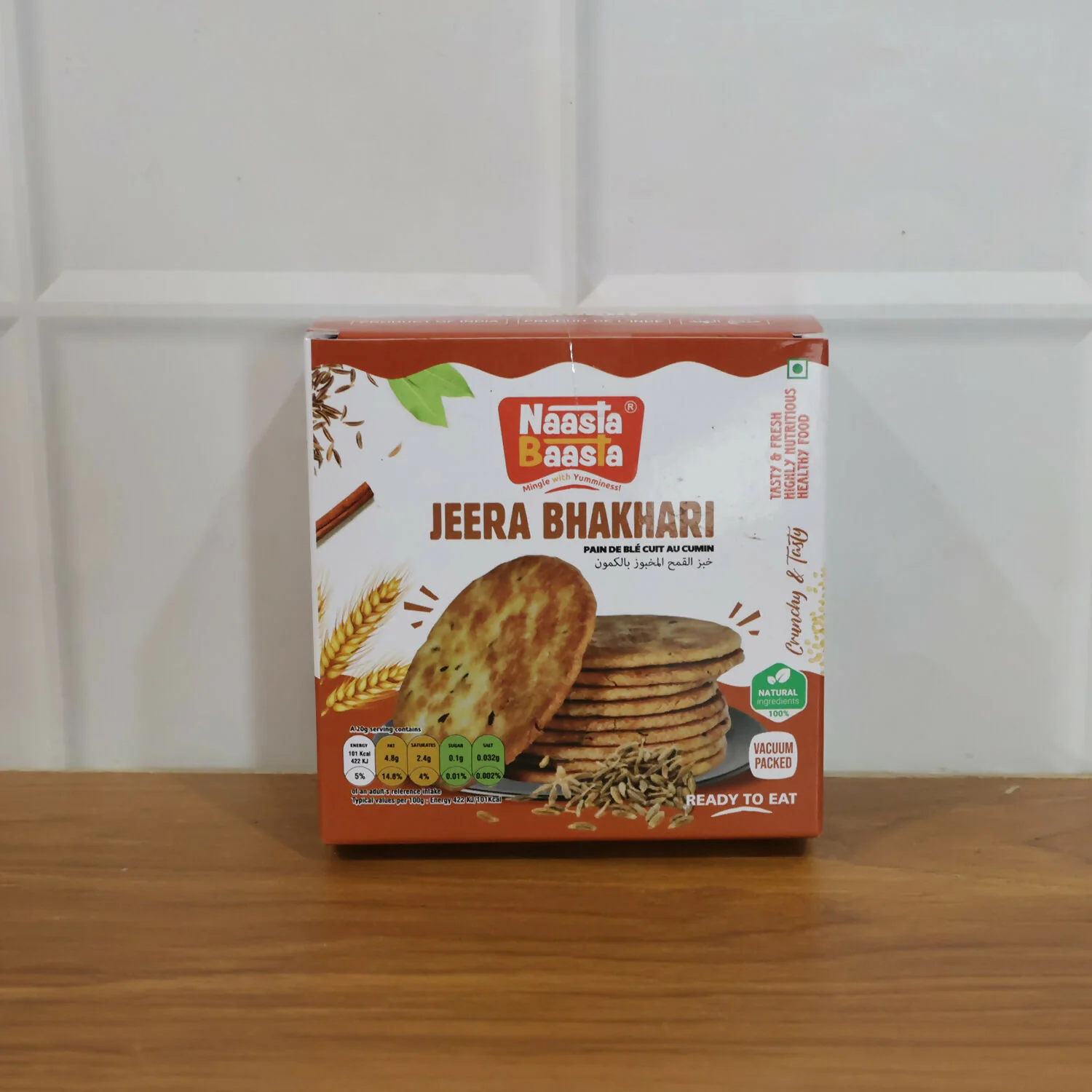 Naasta Baasta Jeera Bhakhari – Crispy Cumin Flavored Ready to Eat Snack (200 Gm) - Image 6