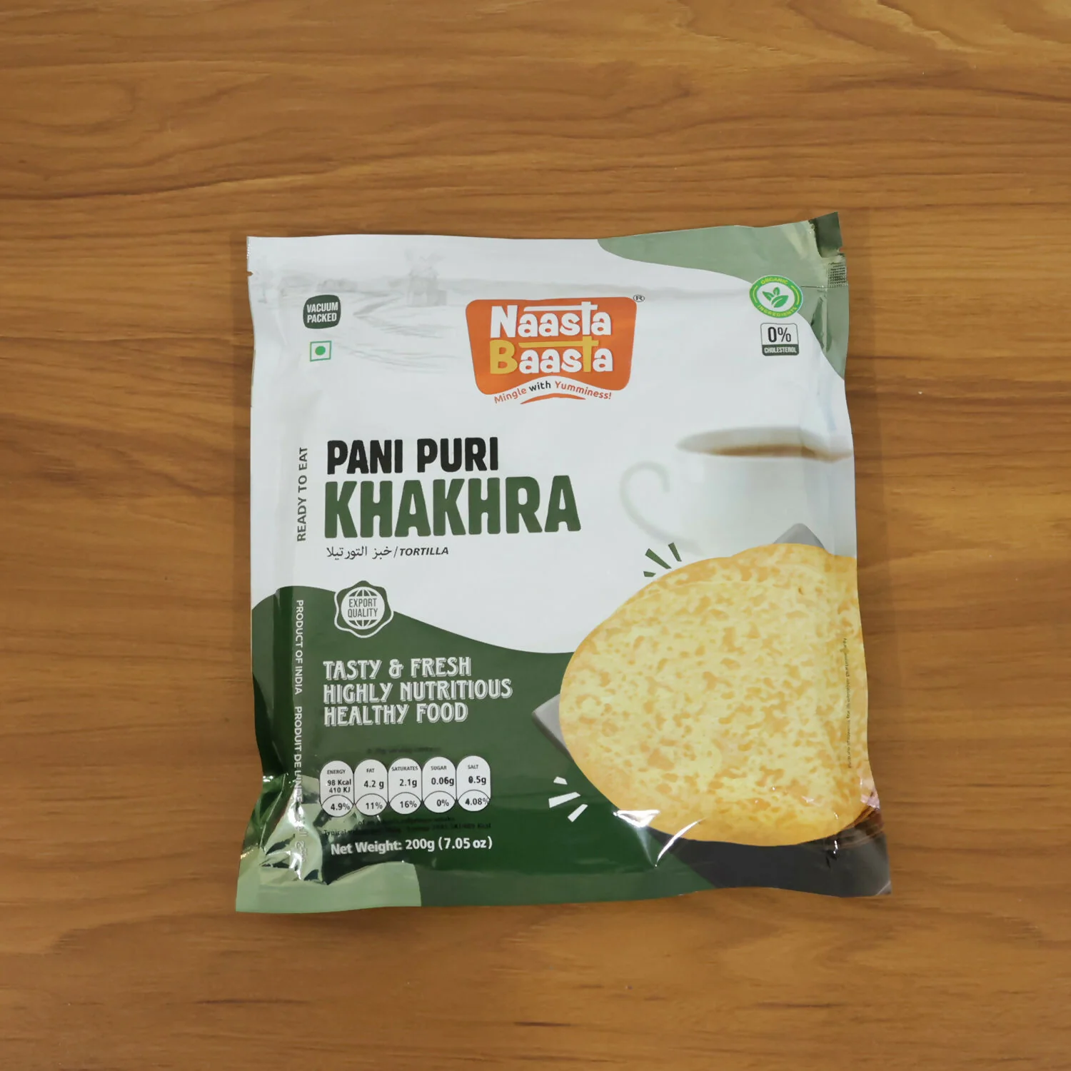 Naasta Baasta Pani Puri Khakhra -Tasty & Fresh Highly Nutritious Healthy Food (200gm) - Image 6