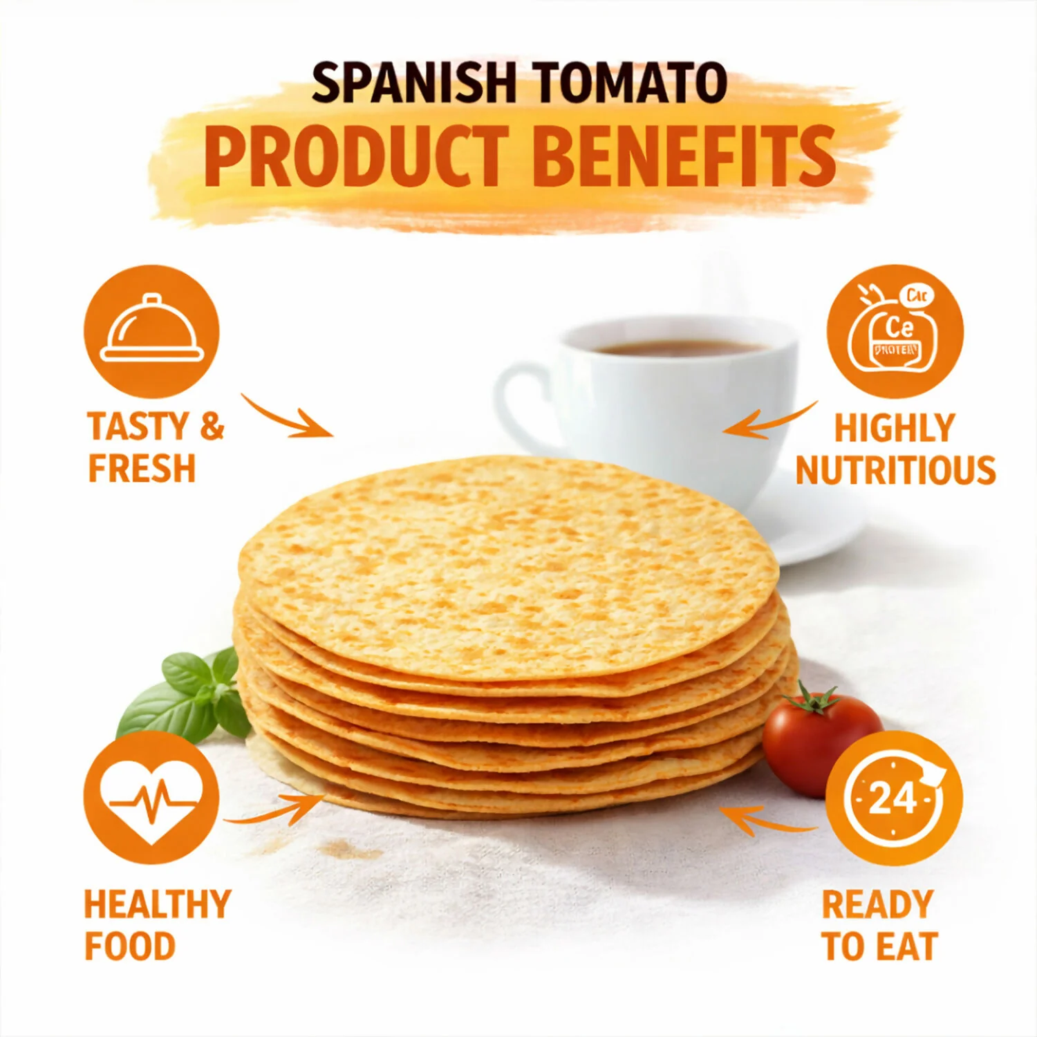 Naasta Baasta Spanish Tomato Khakhra – Tasty & Fresh Highly Nutritious Healthy Food (200Gm) - Image 2