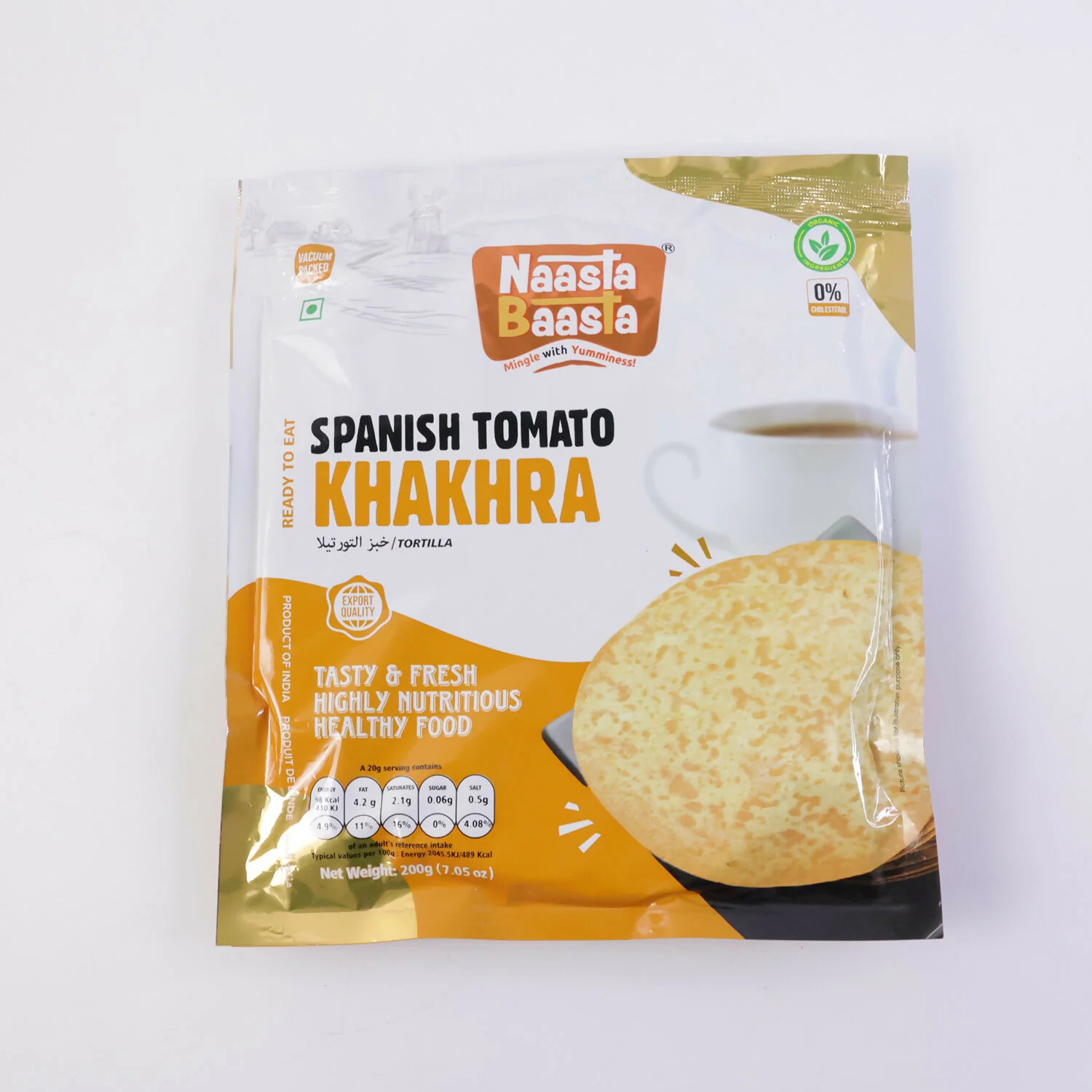 Naasta Baasta Spanish Tomato Khakhra – Tasty & Fresh Highly Nutritious Healthy Food (200Gm) - Image 5