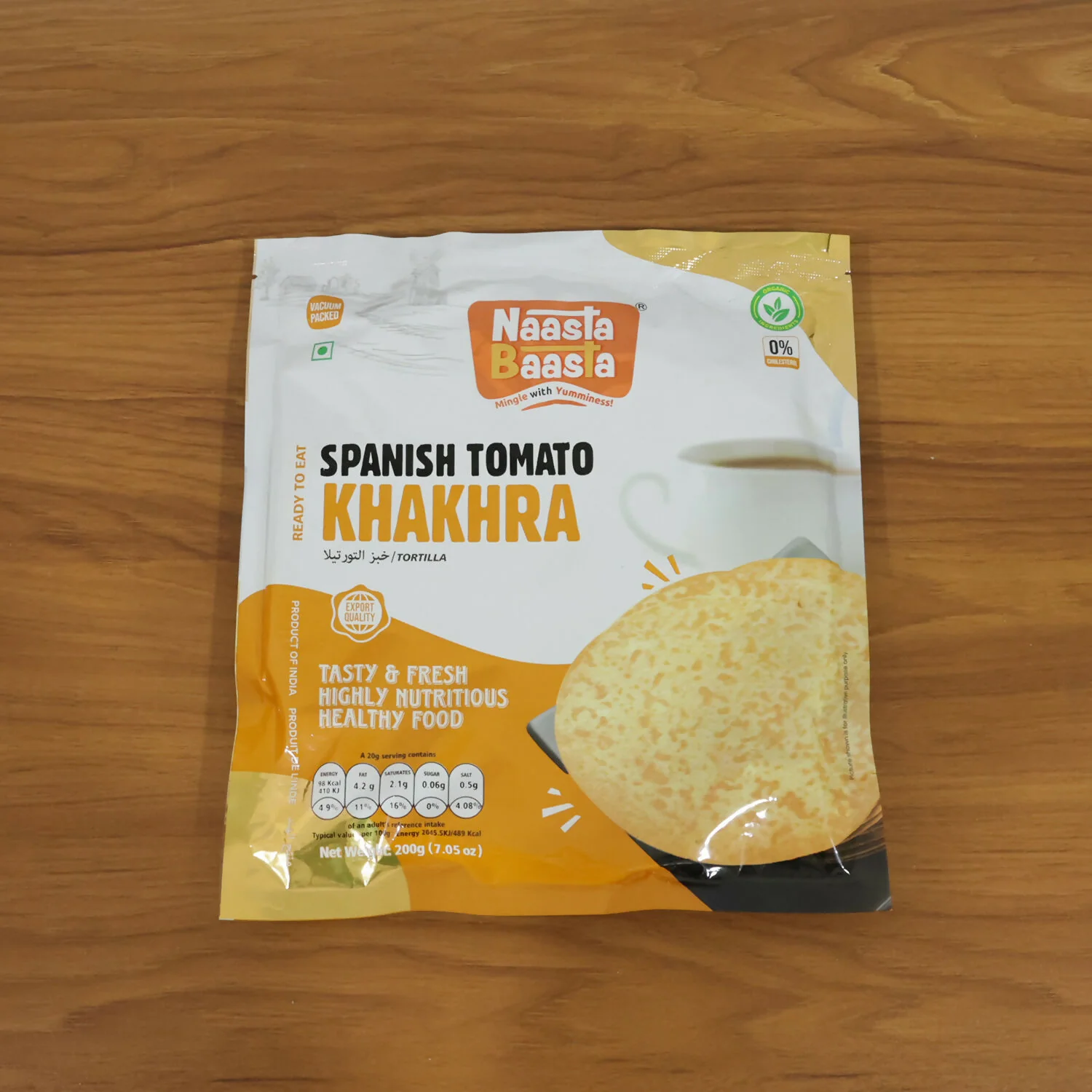 Naasta Baasta Spanish Tomato Khakhra – Tasty & Fresh Highly Nutritious Healthy Food (200Gm) - Image 6