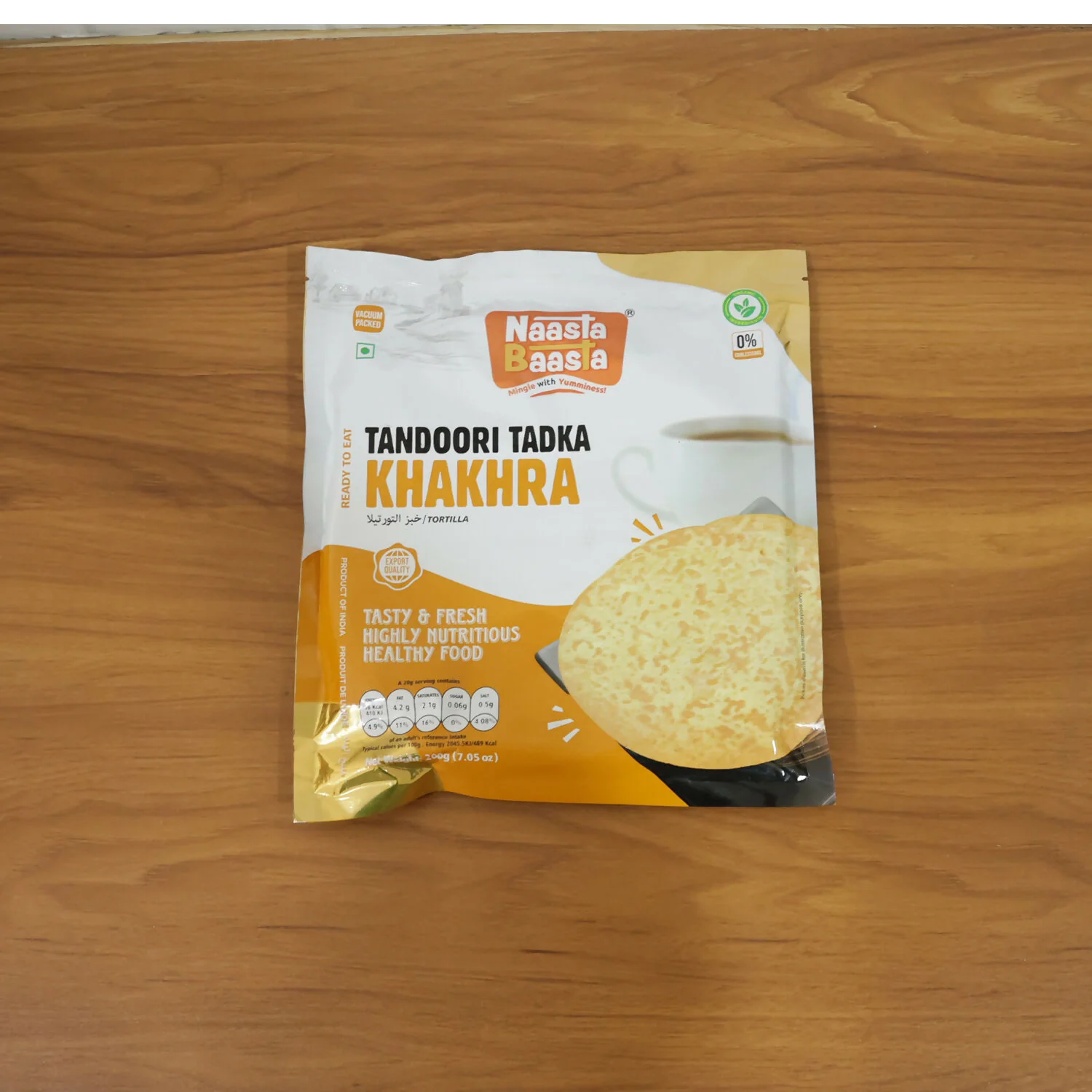 Naasta Baasta Tandoori Tadka Khakhra - Crispy Ready to Eat Snack (200 Gm) - Image 6