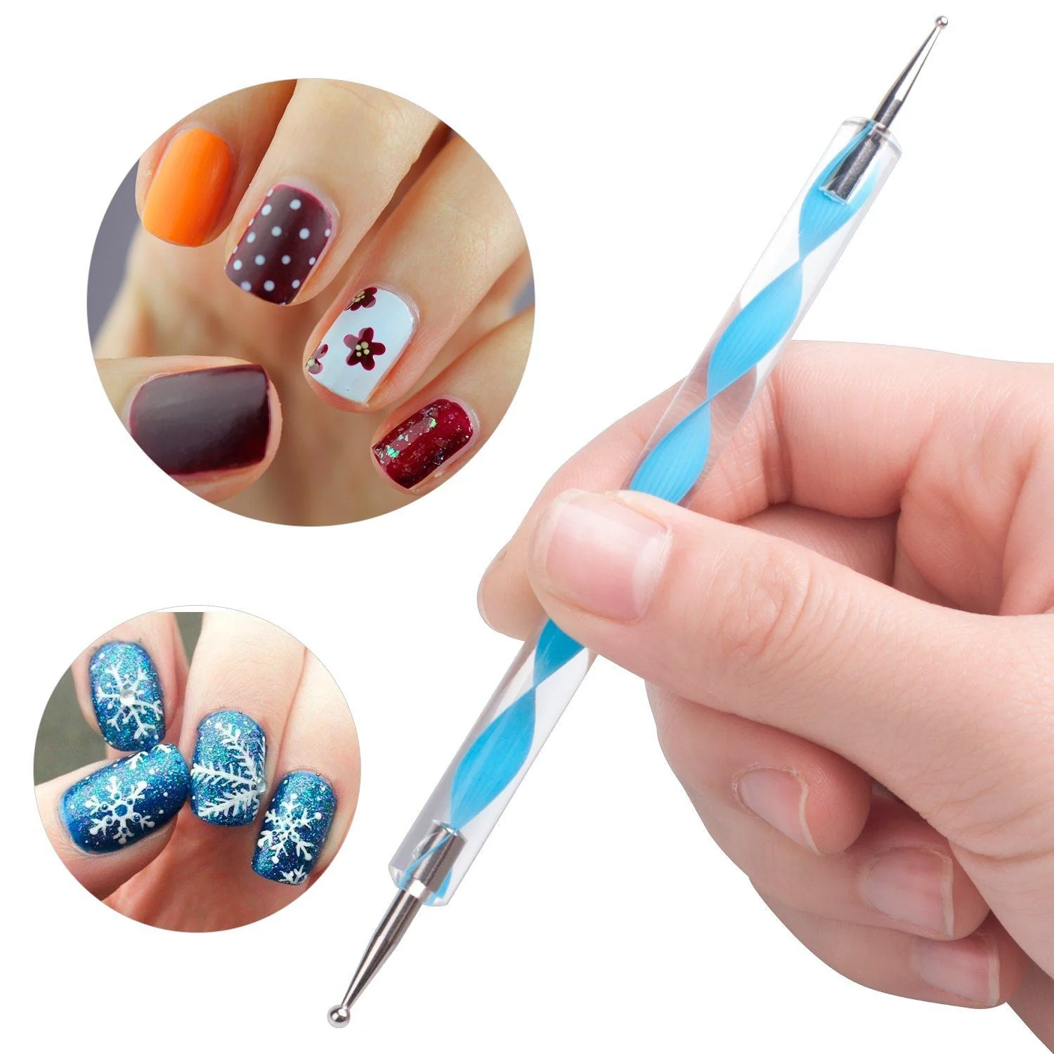 Nail Art Point Pen and Set Used by Women's for Their Fashion Purposes (Pack of 5Pcs) - Image 11