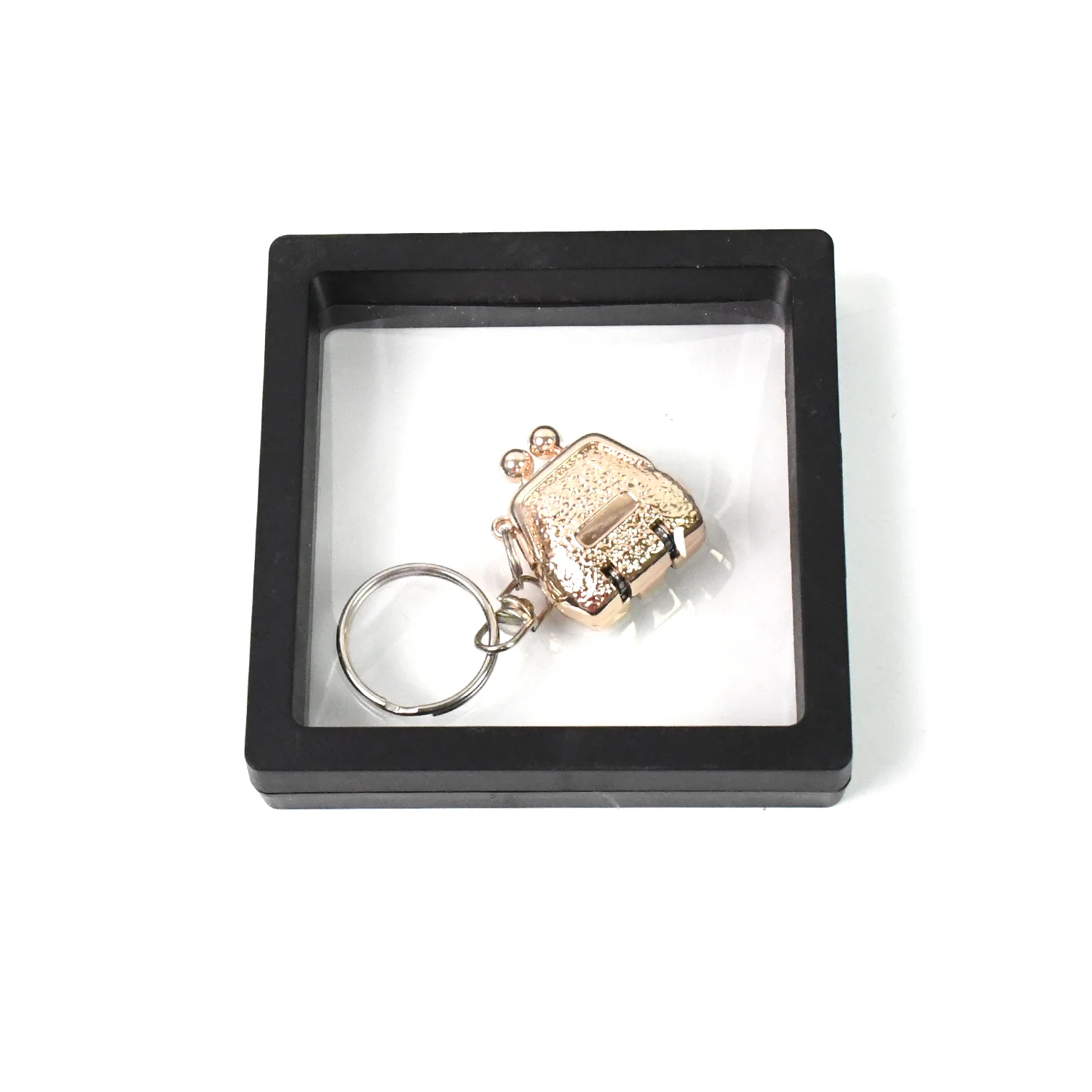 Nail Clipper Keychain With 3D Floating Frame Display Case (1 Set) - Image 5