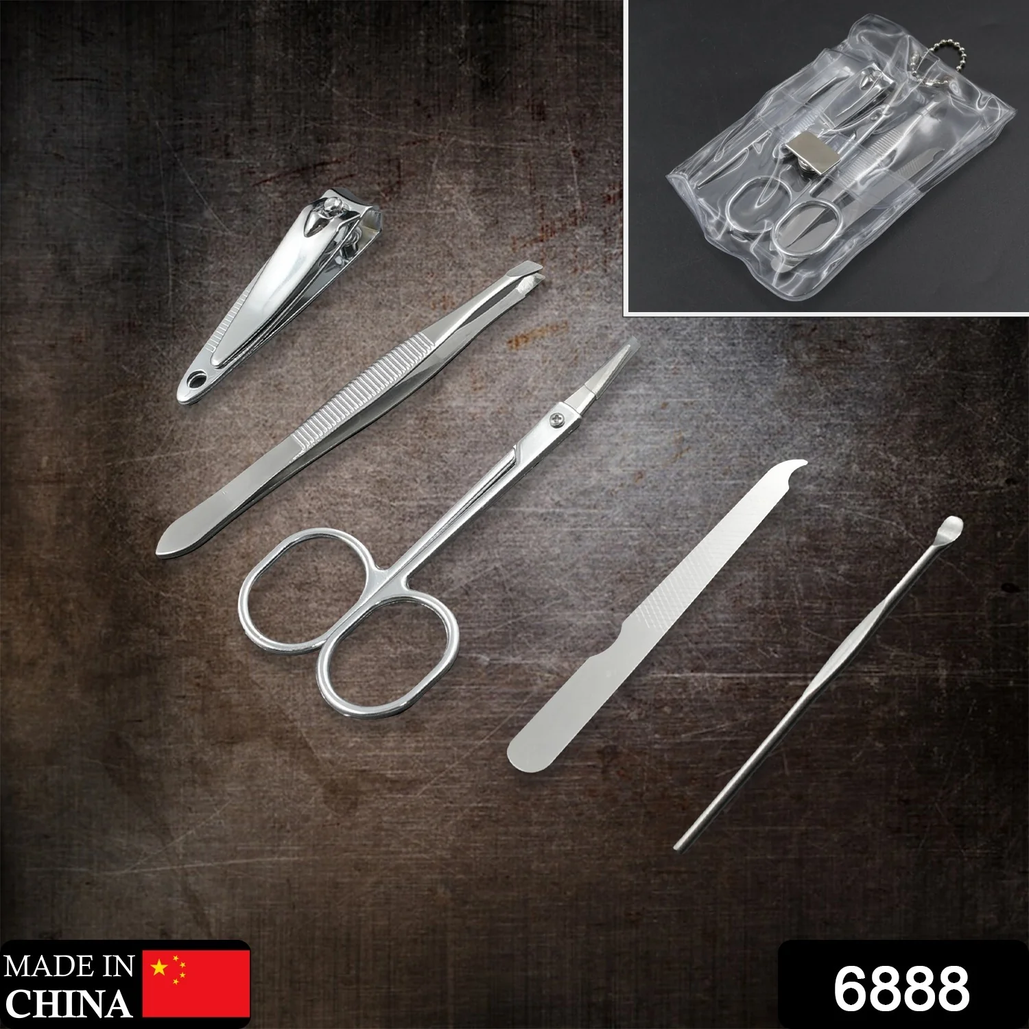 Professional 5-Piece Stainless Steel Nail Clippers Kit – Travel & Home - Image 2
