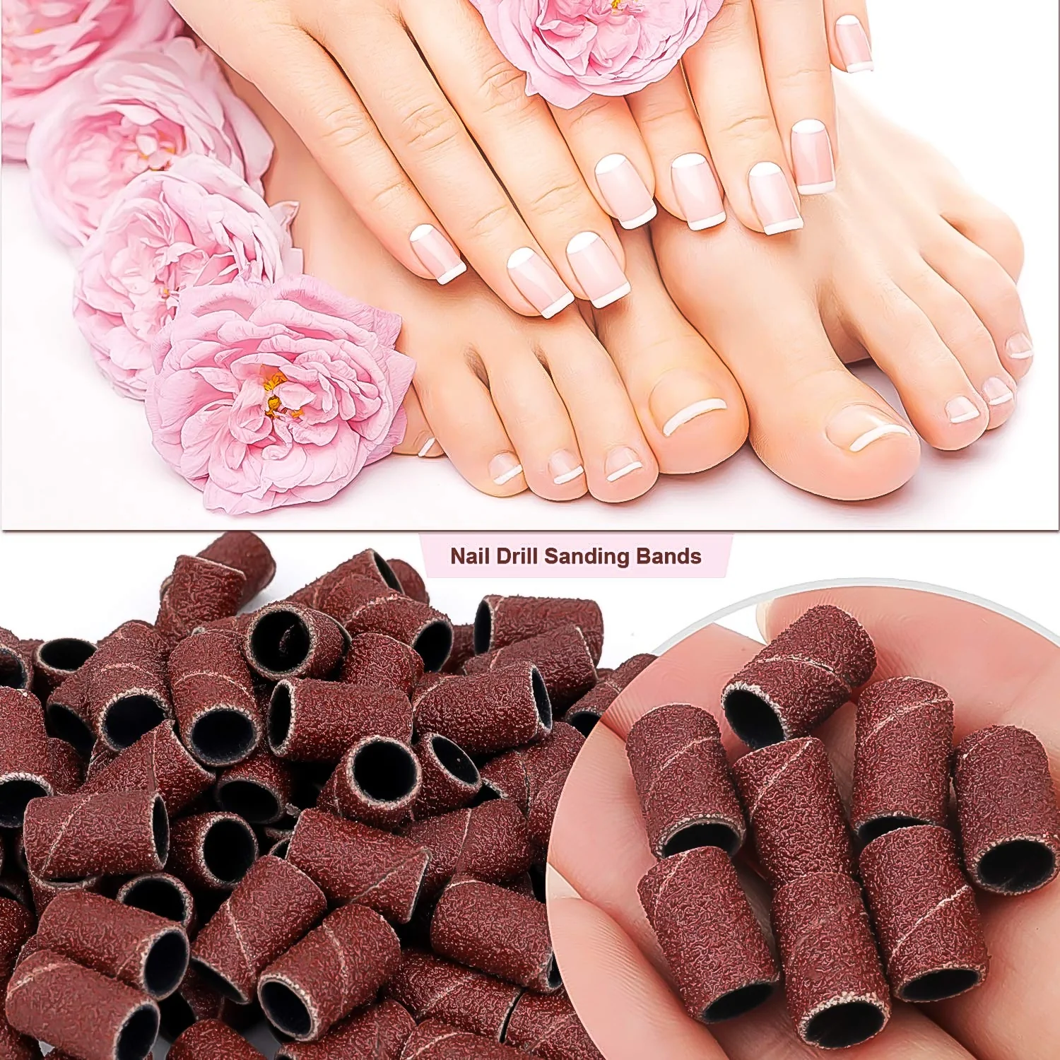 Nail Drill Sanding Band Machine Replacement Bits Pedicure Tool (10 Pcs Set) - Image 5