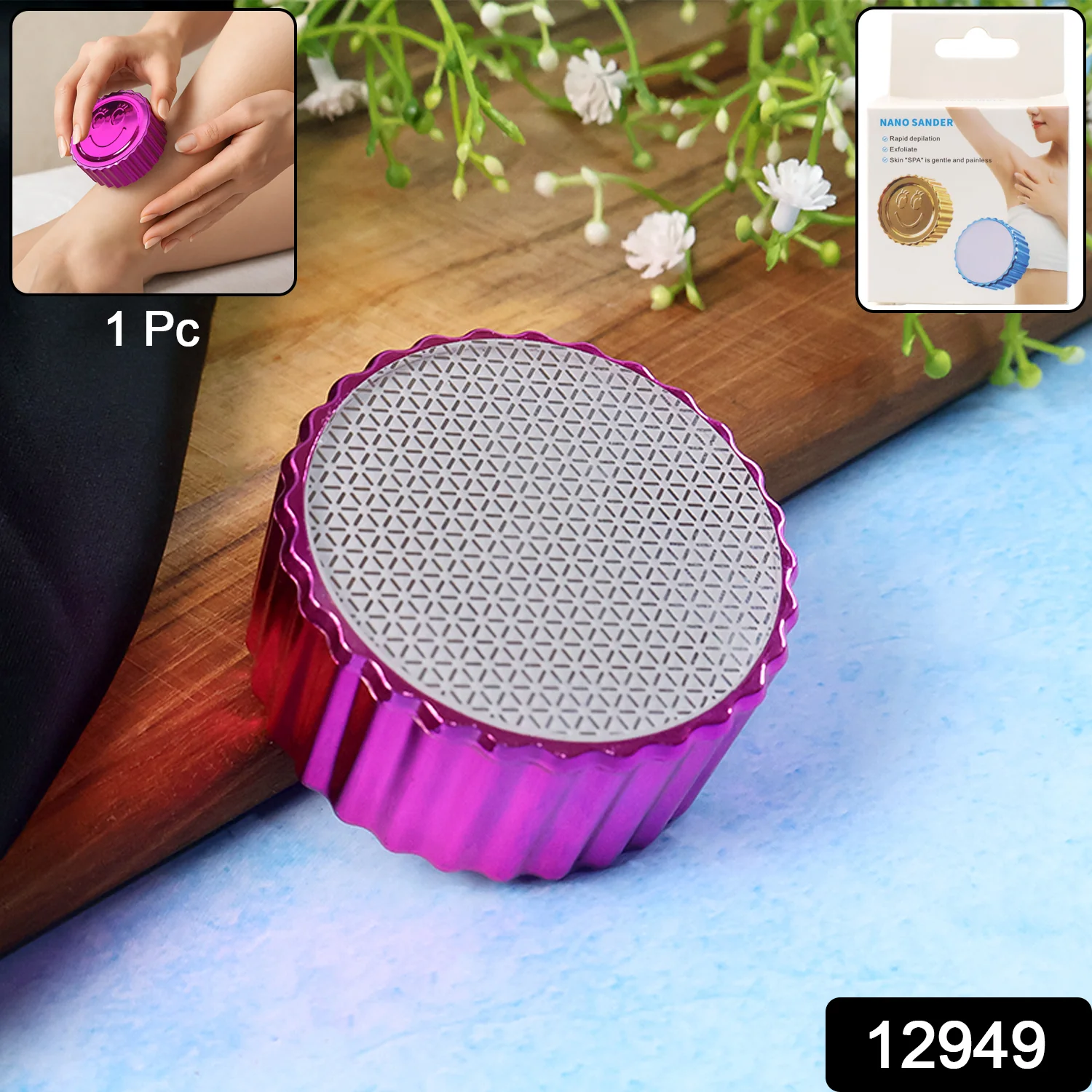 Nano Hair Remover for Arms, Legs, Back One Sided Skin Hair Remover (1 Pc) - Image 2