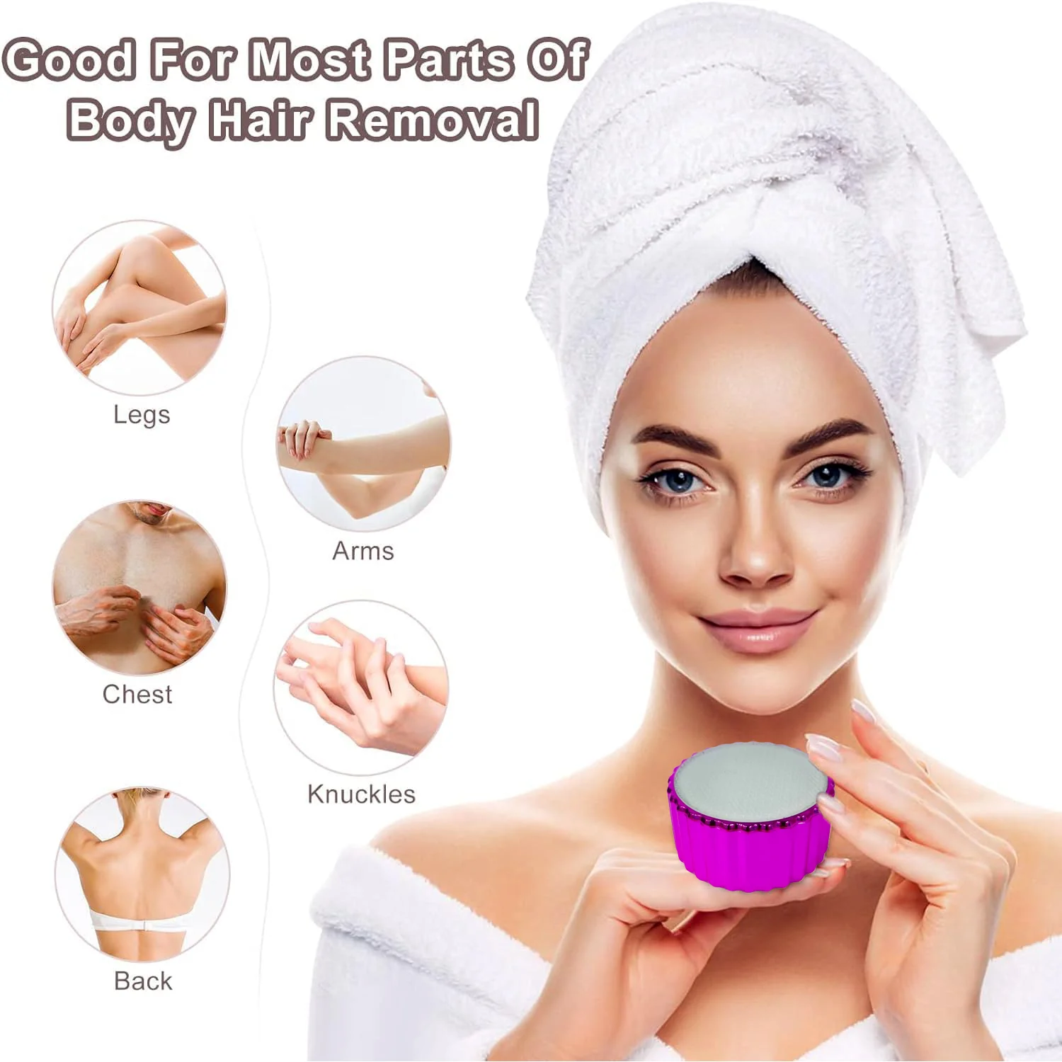 Nano Hair Remover for Arms, Legs, Back One Sided Skin Hair Remover (1 Pc) - Image 7