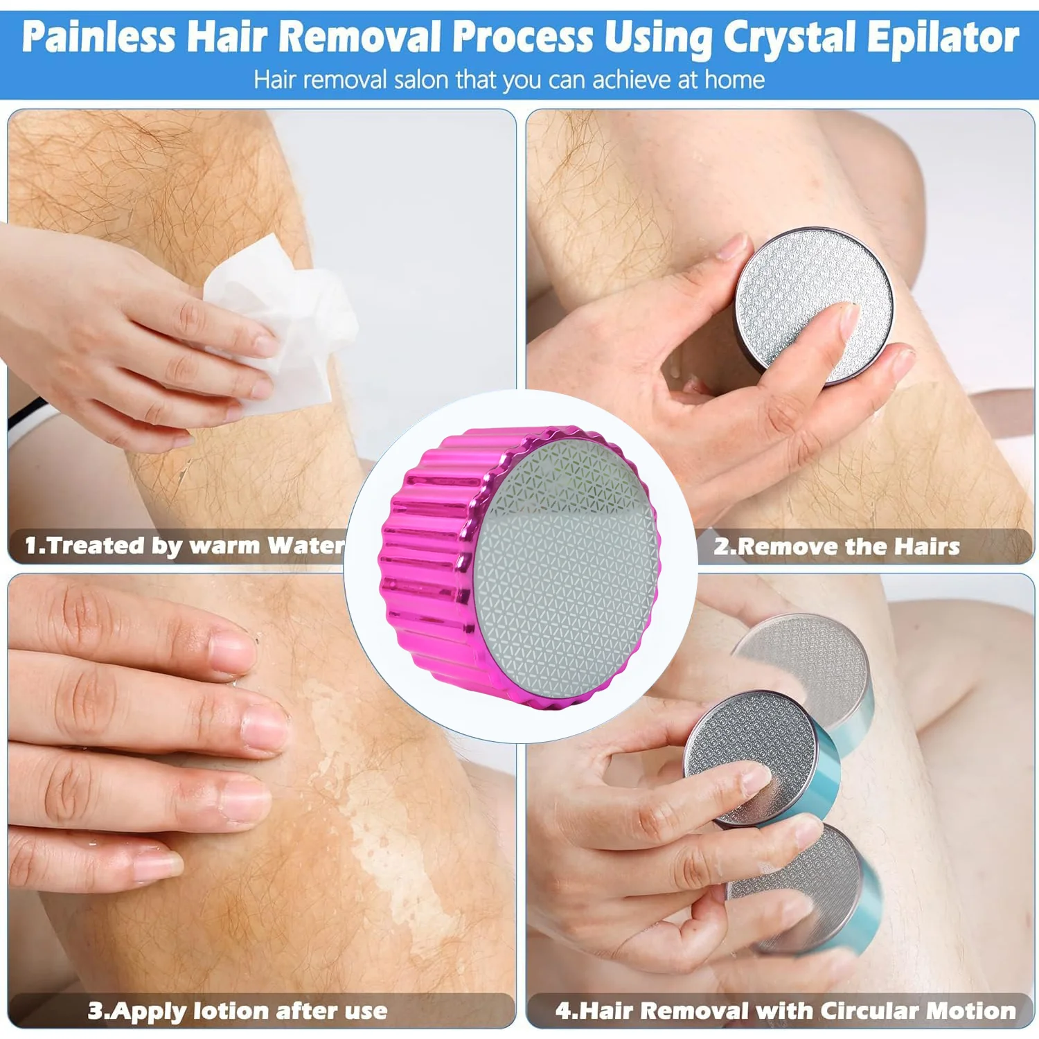 Nano Hair Remover for Arms, Legs, Back One Sided Skin Hair Remover (1 Pc) - Image 9