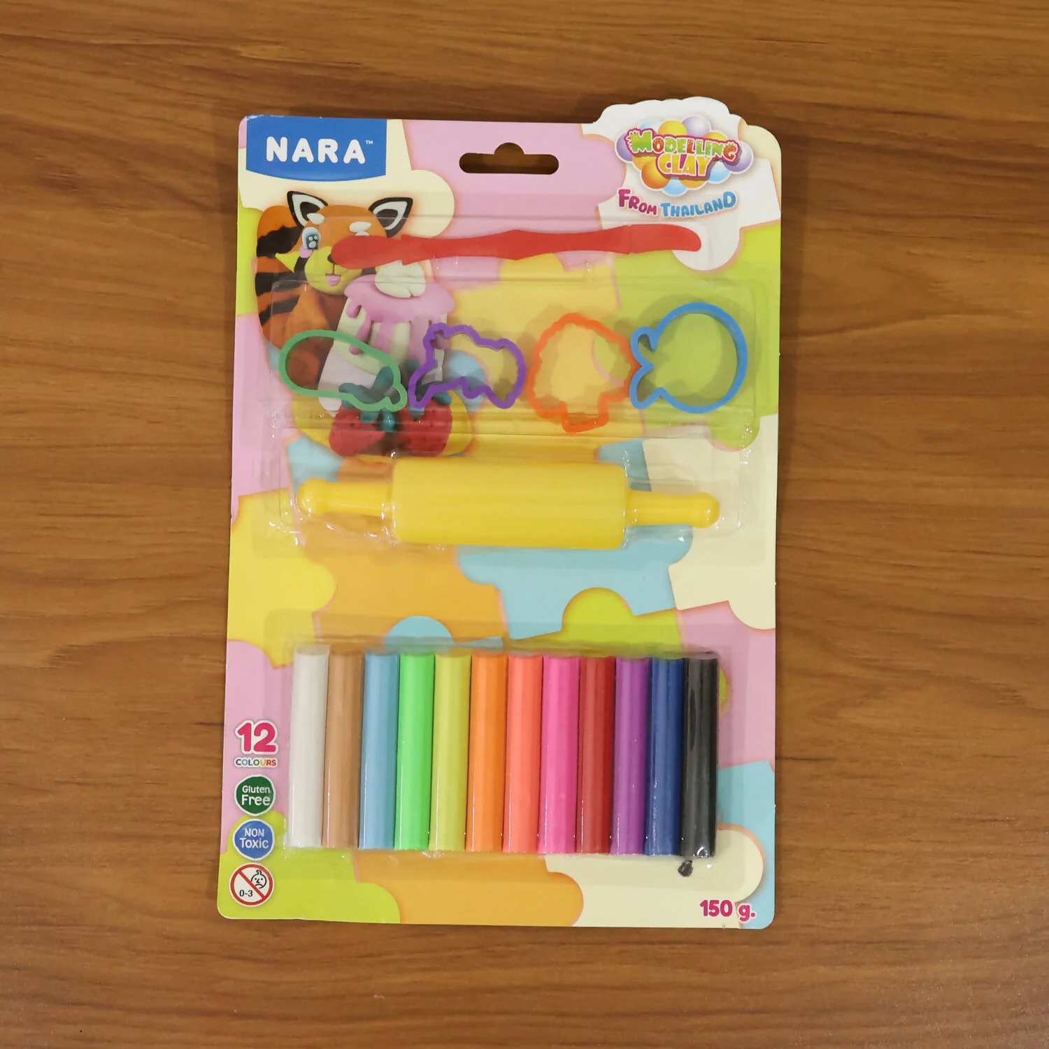 NARA 12 Color Modelling Clay Set with Tools – Kids DIY Creative Sculpting & Shape Cutter Kit (150 Gm) - Image 6