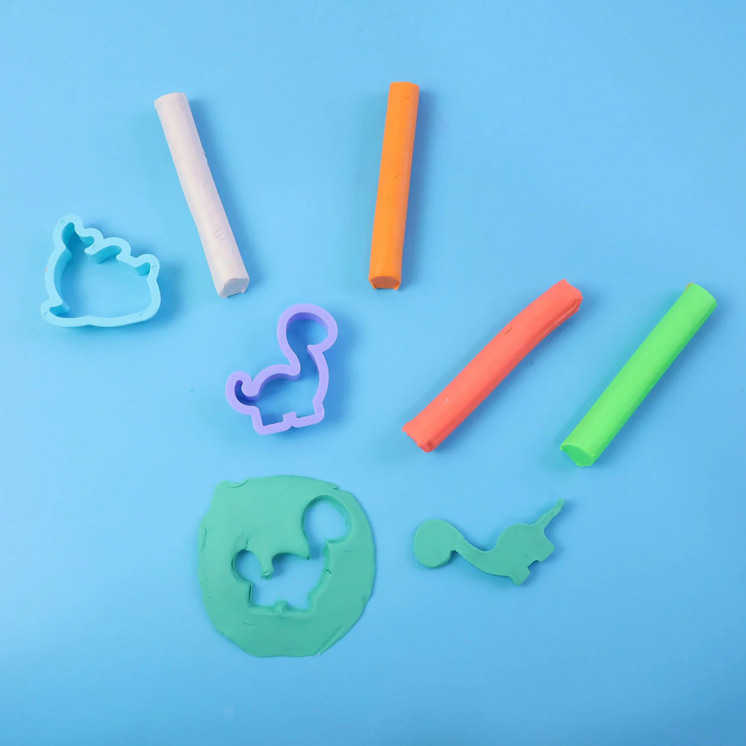 NARA 8 Color Modelling Clay Set with Shape Cutters – Kids Creative DIY Play Dough Kit (90 Gm) - Image 4