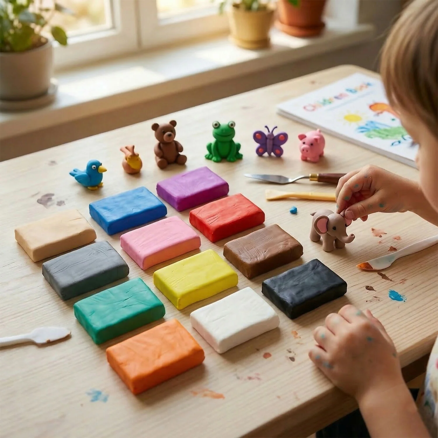 Nara Creative Modelling Clay for Kids DIY Art & Craft Soft Play Dough - Image 3