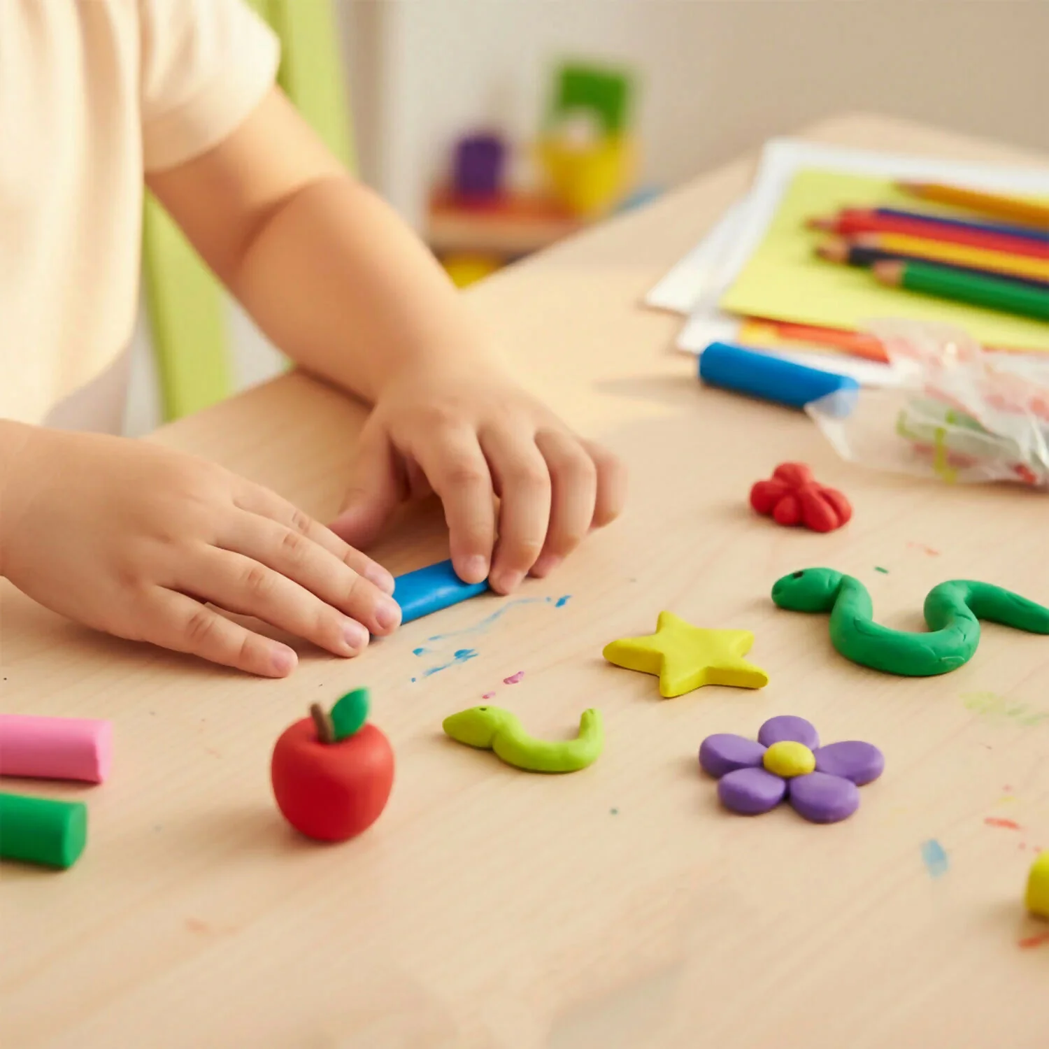 NARA Kids Soft Colorful Dough Clay Set for Creative Play and Learning Activity Kit - Image 3
