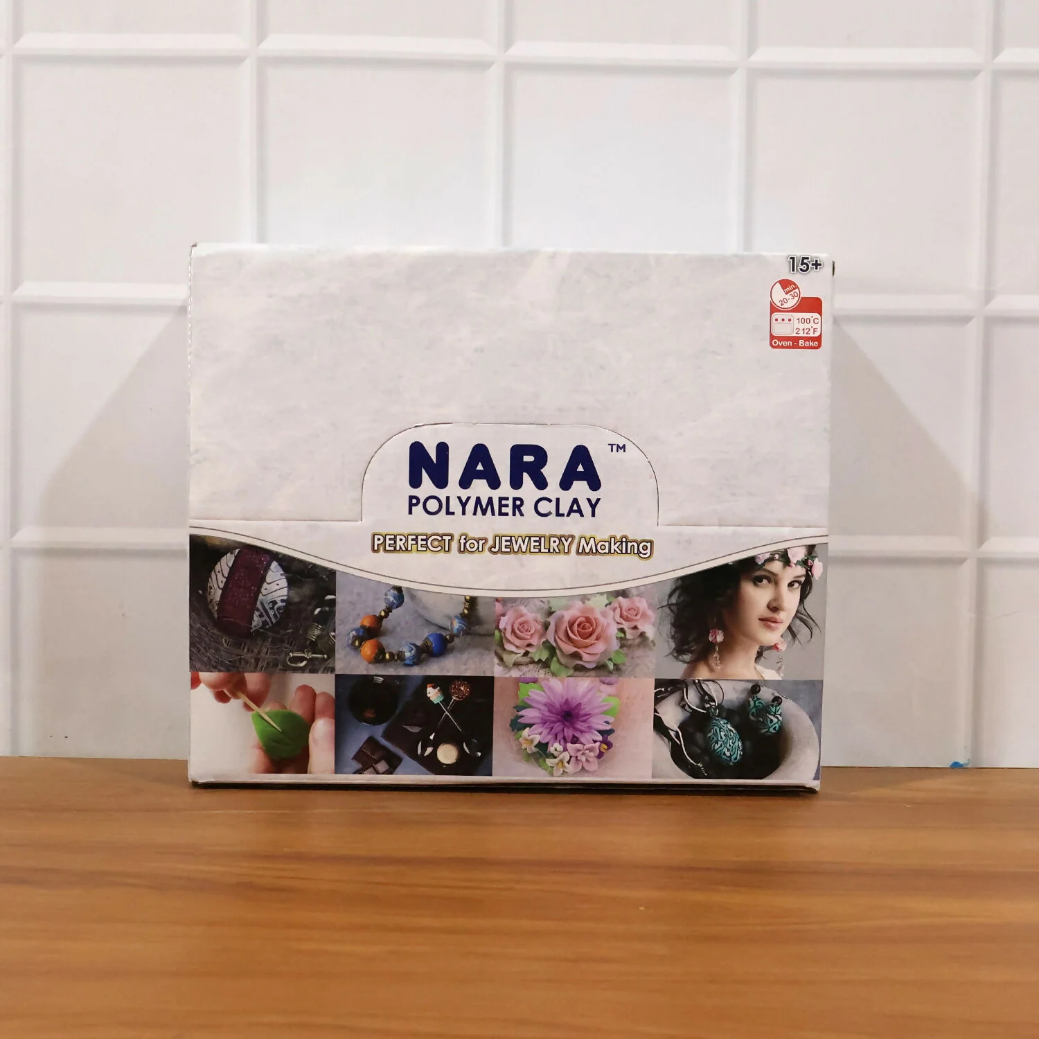 NARA Polymer Clay Multi Color DIY Craft Modeling Clay Kit for Art & Jewelry Making (40pc, 18 Colour) - Image 9