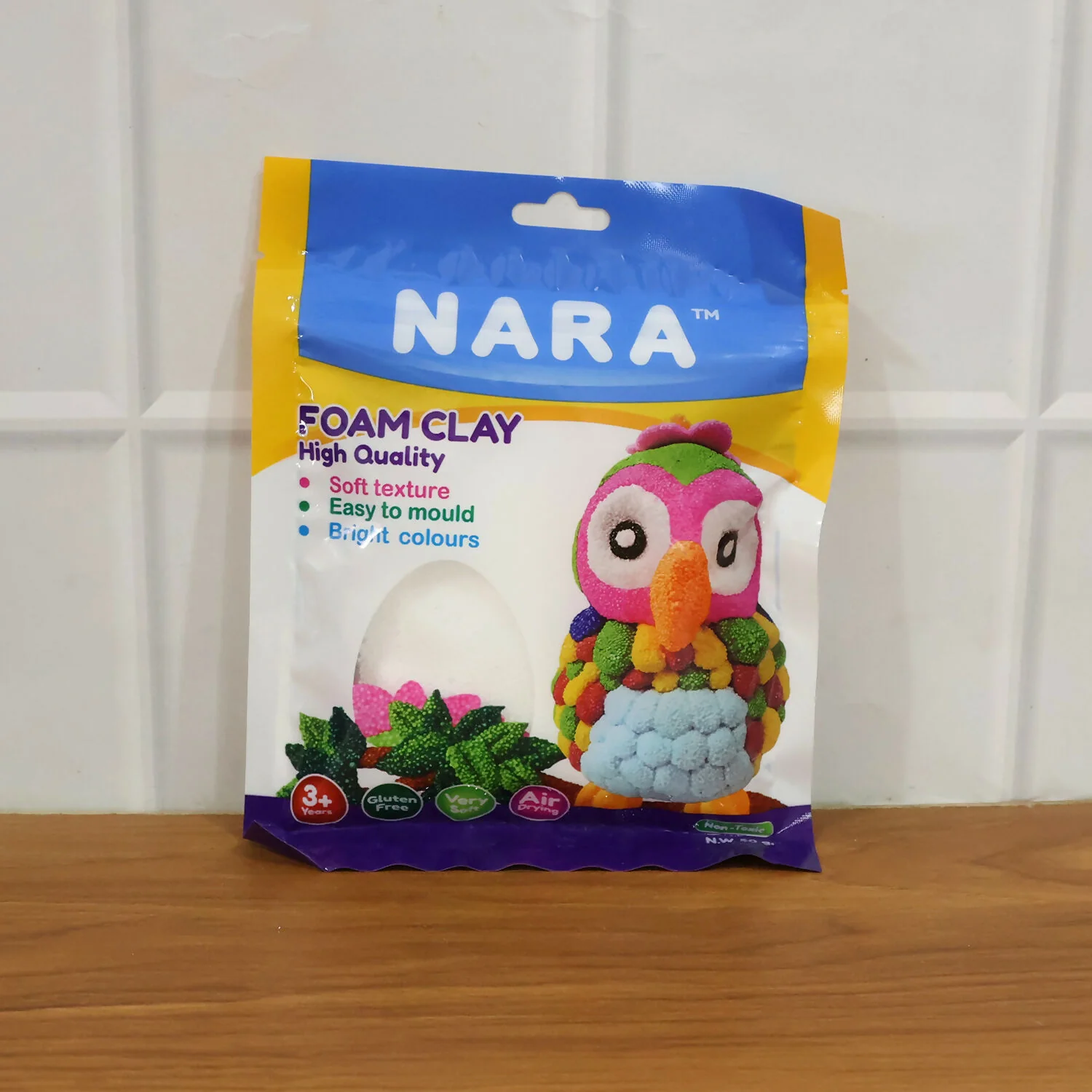 NARA Soft Foam Modelling Clay, Air Dry Non-Toxic DIY Creative Craft Clay for Kids Art (50Gm) - Image 8