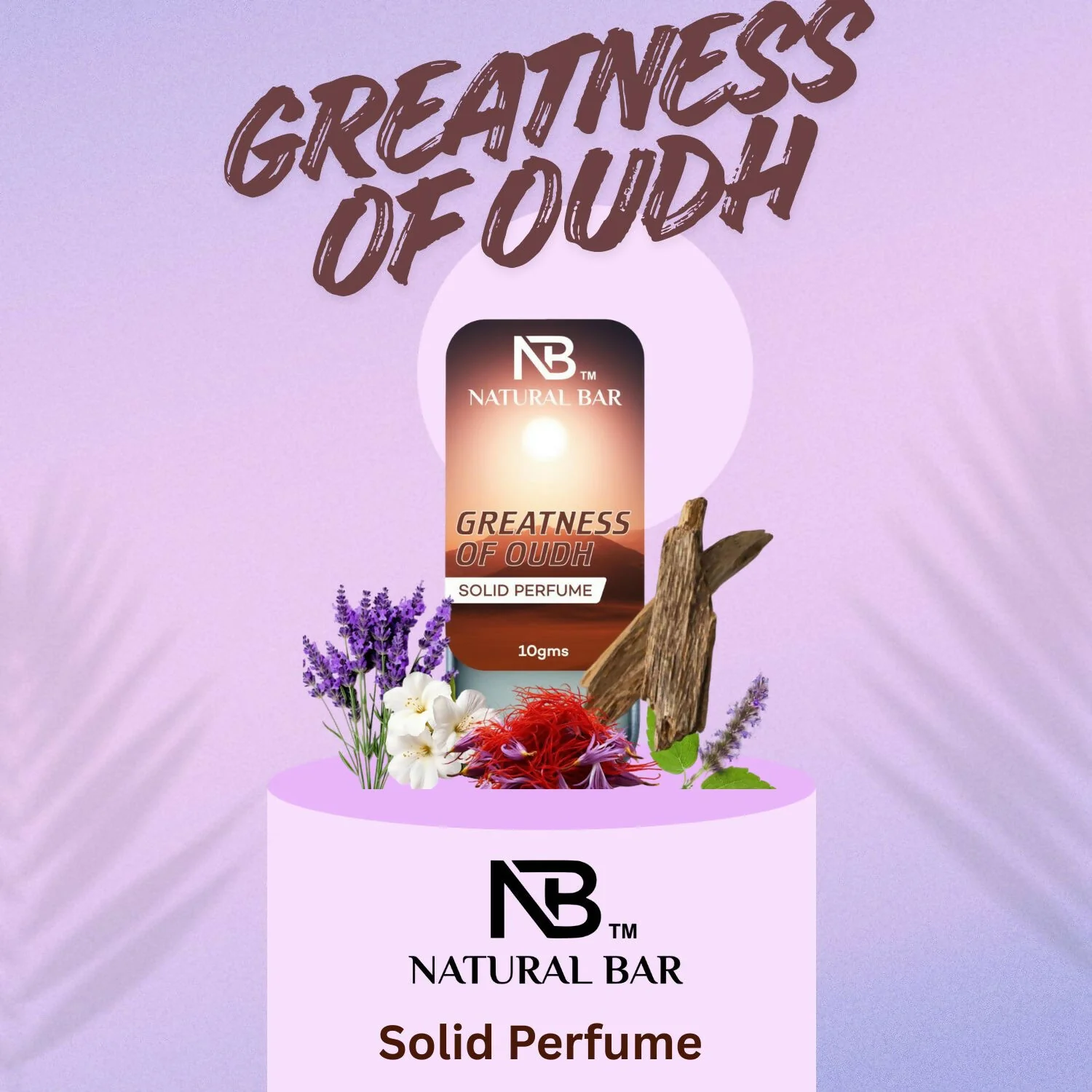 Chocolate And Greatness Of Oud Solid Perfume Combo, Alcohol Free Cologne Strong & Lasting Fragrance, Gifting for Him & Her (10gms/2Pc) - Image 2