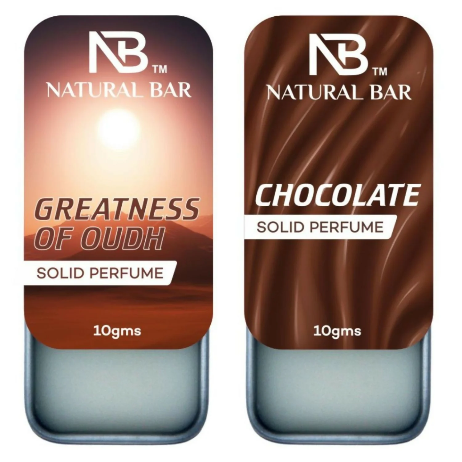 Chocolate And Greatness Of Oud Solid Perfume Combo, Alcohol Free Cologne Strong & Lasting Fragrance, Gifting for Him & Her (10gms/2Pc) - Image 5