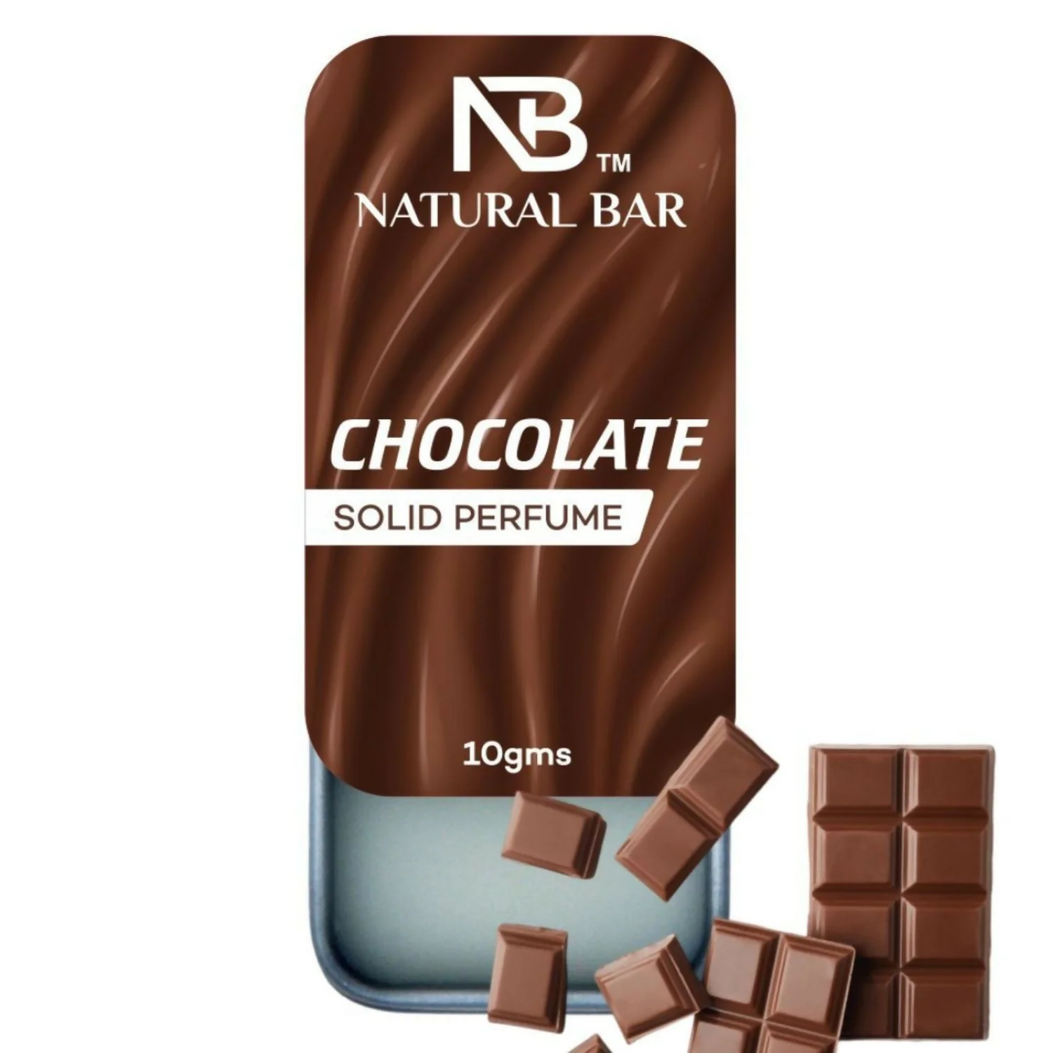Chocolate Solid Perfume, Alcohol Free Long Lasting Fragrance for Male and Female (10gms) - Image 4