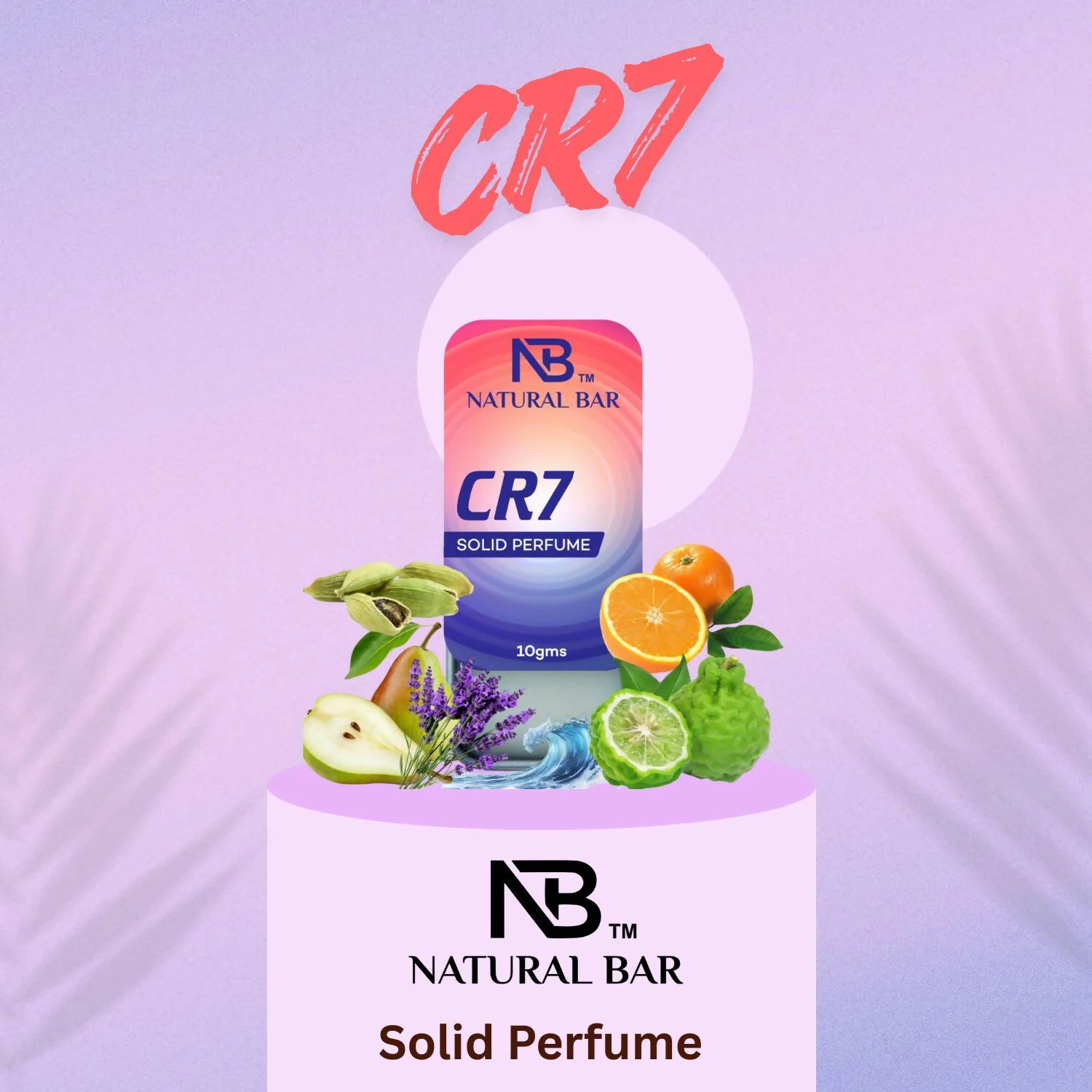 Cr7, White Oud And Purple Musk Solid Perfume Combo, Alcohol Free Cologne Strong & Lasting Fragrance, Gifting for Him & Her (10gms/3Pc) - Image 4