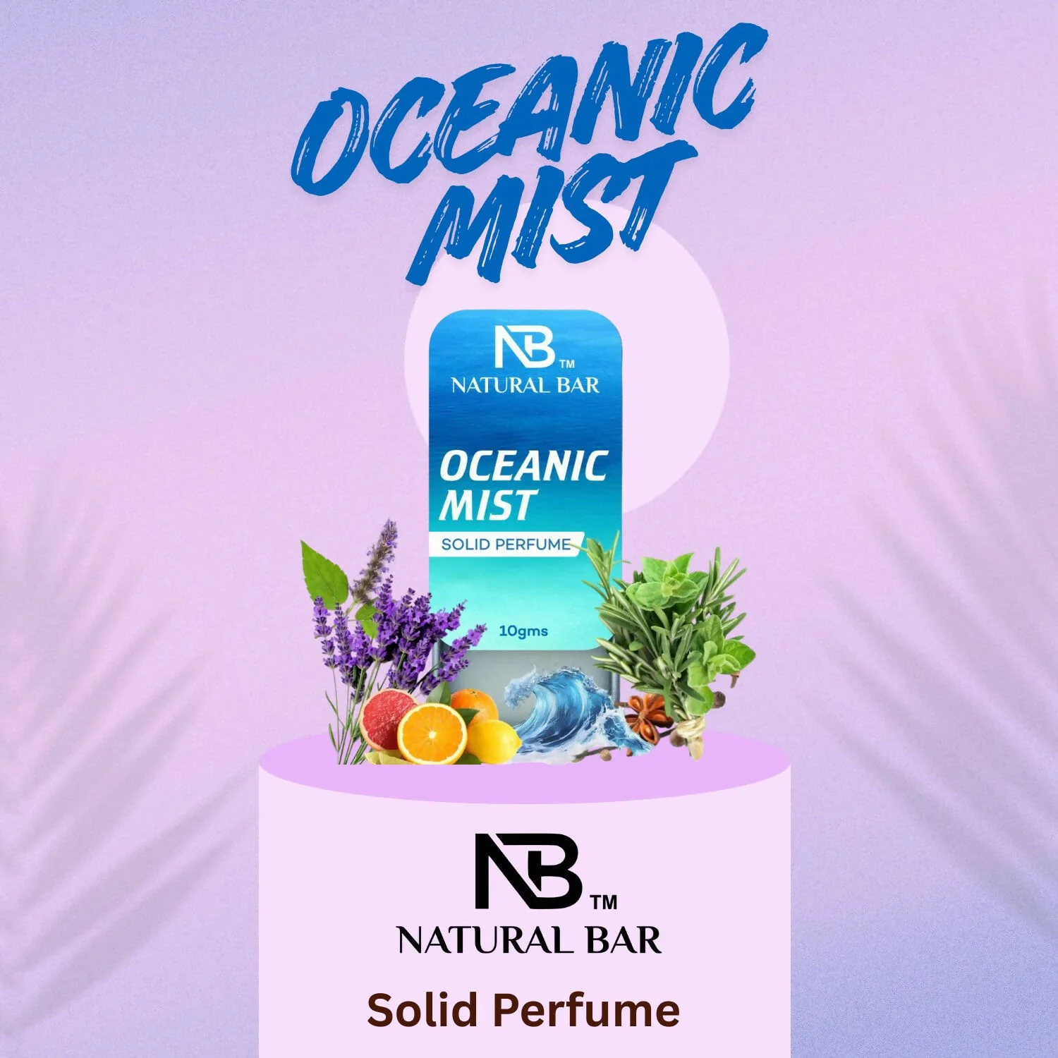 Enchanted Bloom And Oceanic Mist Solid Perfume Combo, Alcohol Free Cologne Strong & Lasting Fragrance, Gifting for Him & Her (10gms/2Pc) - Image 4