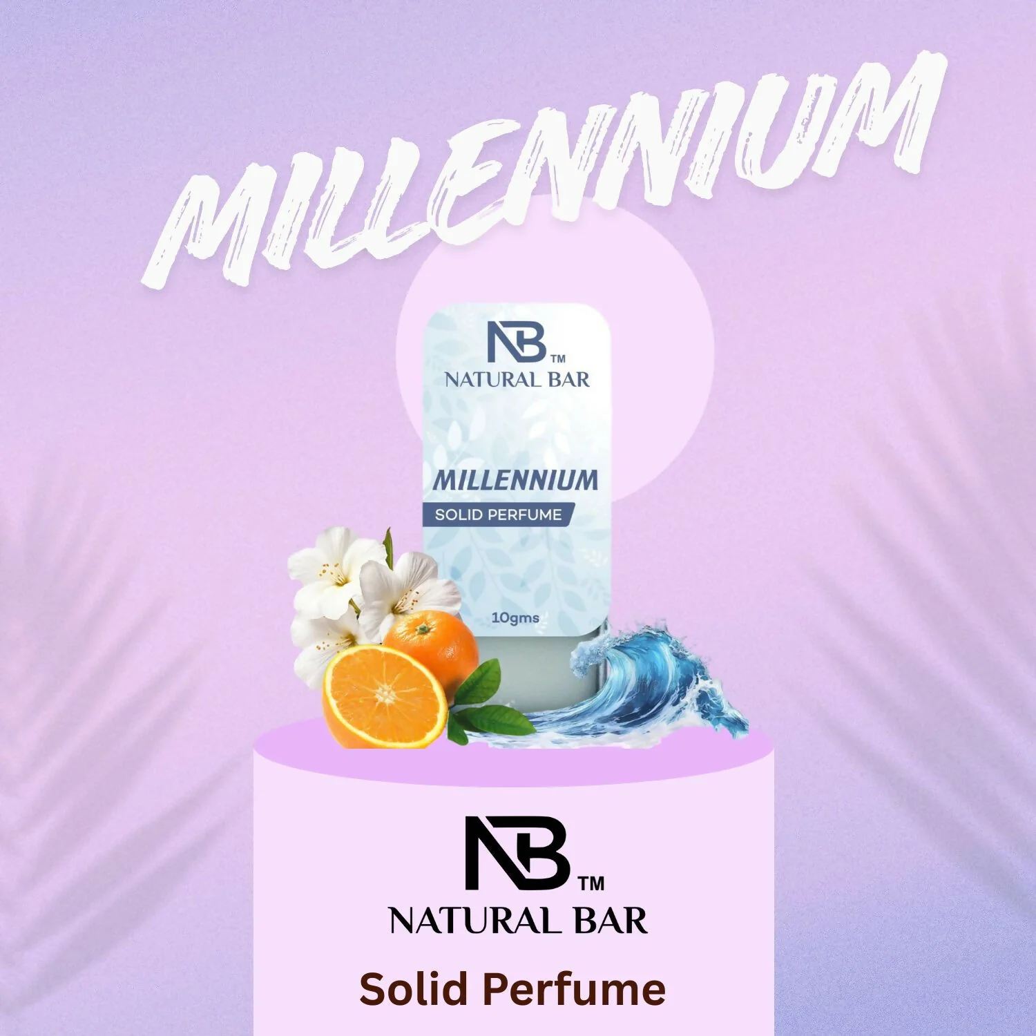Millennium And Fresh Buds Solid Perfume Combo, Alcohol Free Cologne Strong & Lasting Fragrance, Gifting for Him & Her (10gms/2Pc) - Image 3