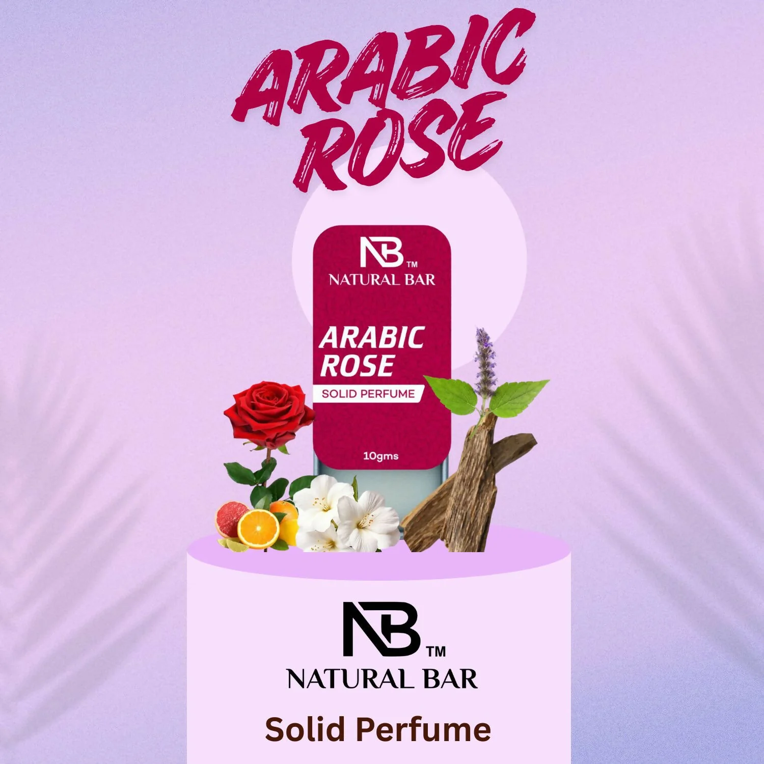 Oceanic Mist, Arabic Rose And Enchanted Bloom Solid Perfume Combo, Alcohol Free Cologne Strong & Lasting Fragrance, Gifting for Him & Her (10gms/3Pc) - Image 3