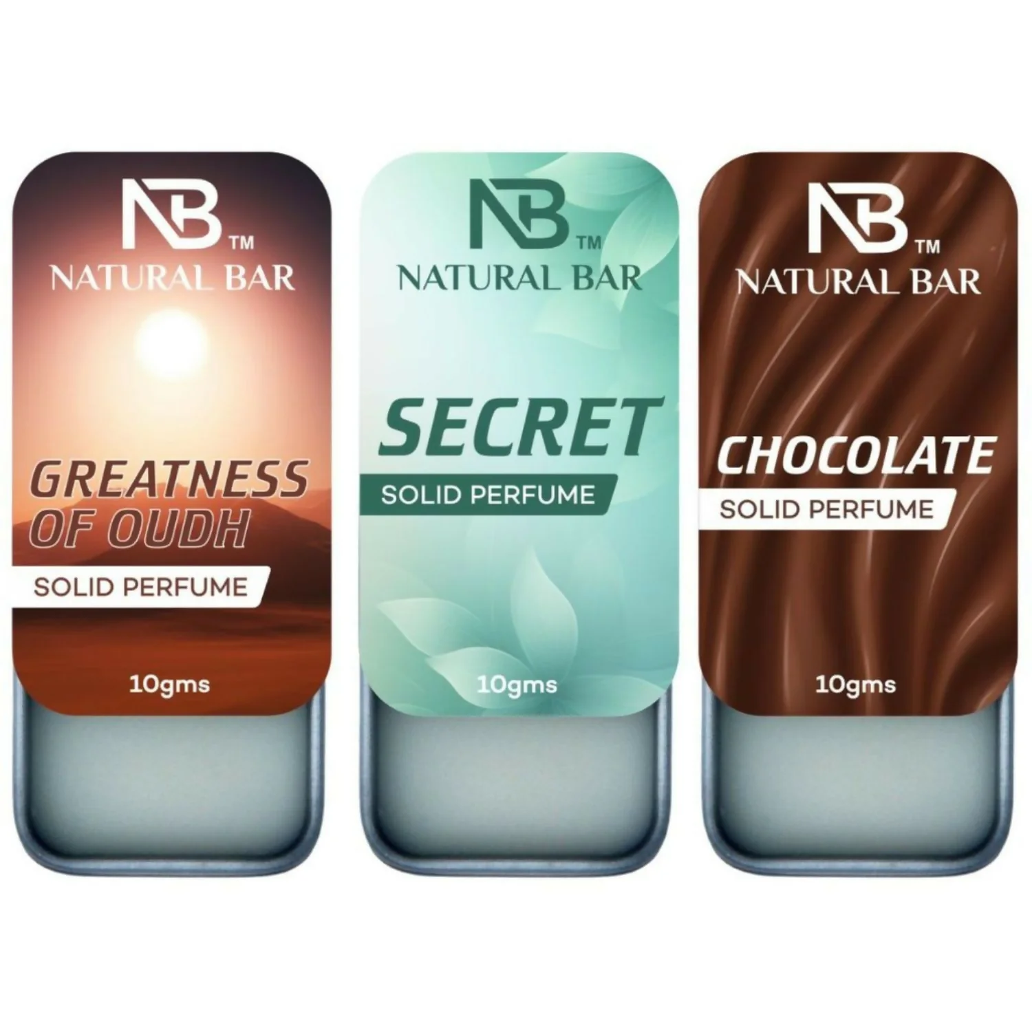 Secret, Chocolate And Greatness of Oud Solid Perfume Combo, Alcohol Free Cologne Strong & Lasting Fragrance, Gifting for Him & Her (10gms/3Pc) - Image 8