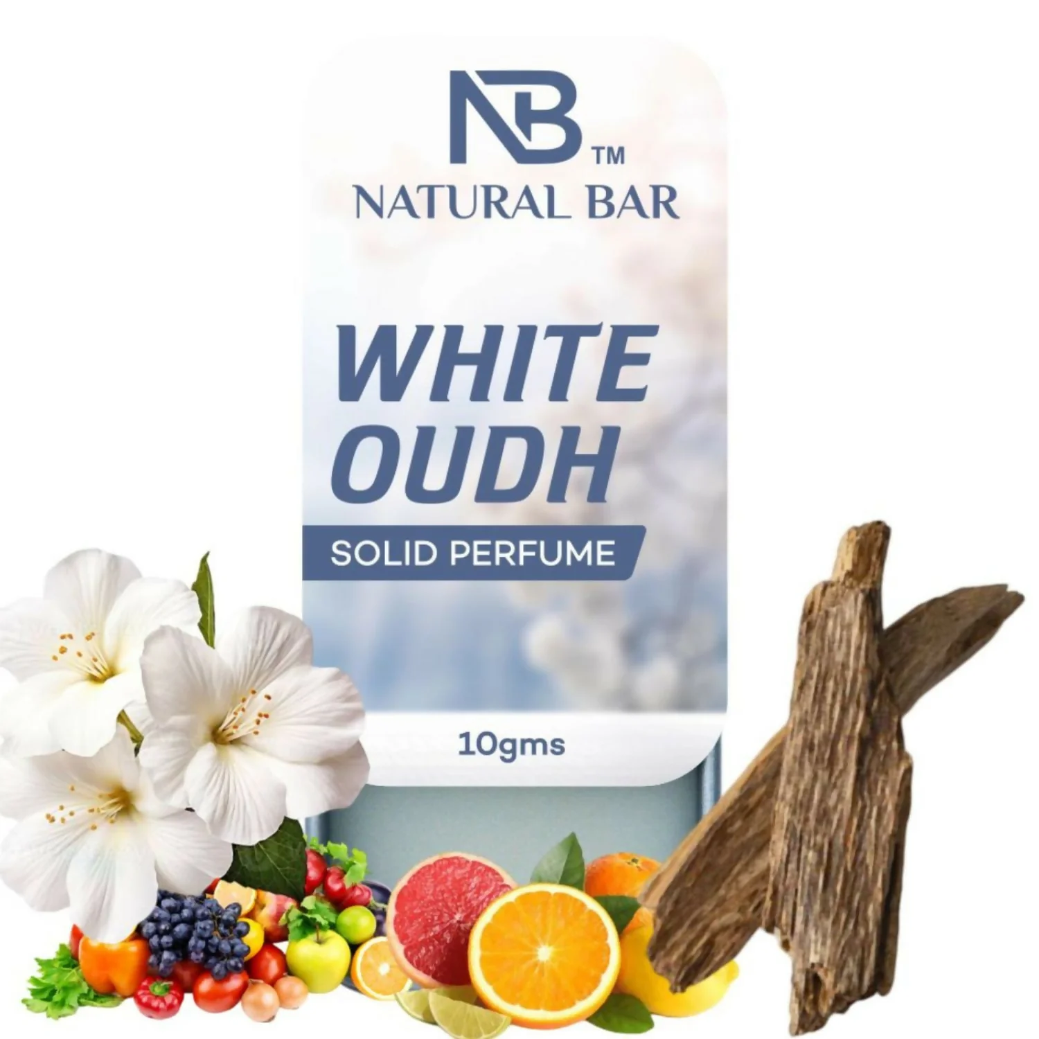 White Oudh Solid Perfume, Alcohol Free Long Lasting Fragrance for Male and Female (10gms) - Image 4