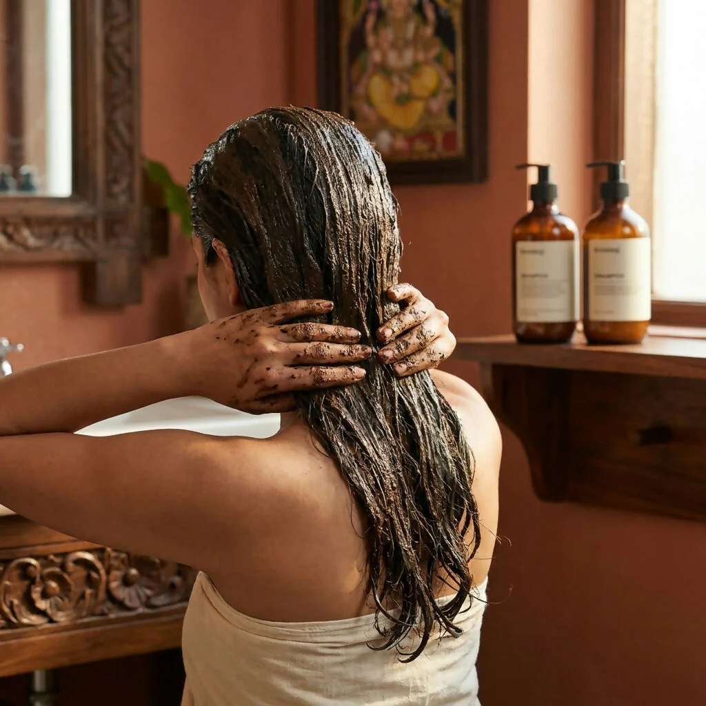 Natural Black soil for Hair wash 250 mg - Image 2