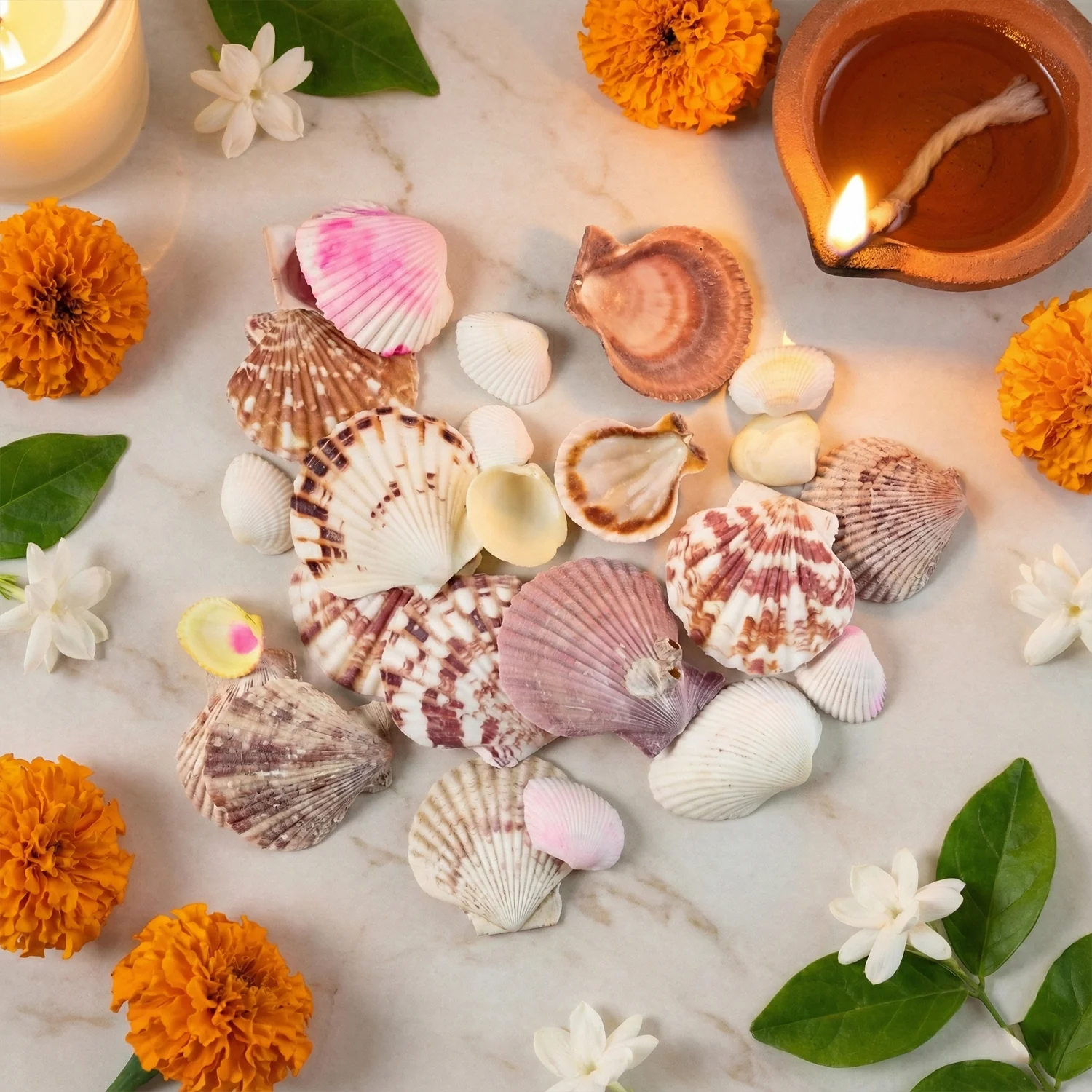 Natural Decorative Sea Shells Set (1 Set) - Image 4