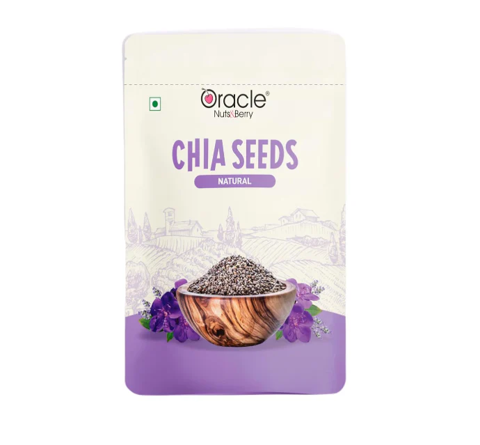 Oracle Natural Premium Chia Seeds 250gm Rich in Fiber, Protein & Omega-3, Superfood - Image 5