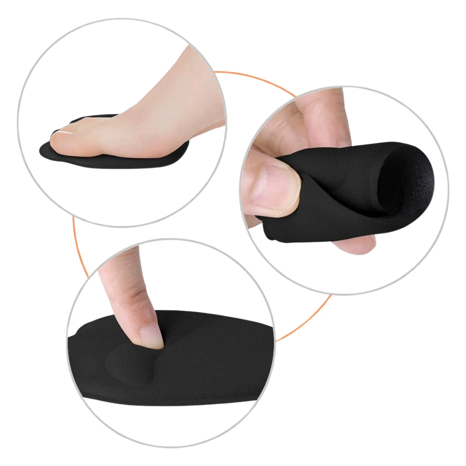 High Shoe Heel Cushion Inserts Non Slip Prevent Calluses Insole Pads (1 Pair) - Image 5