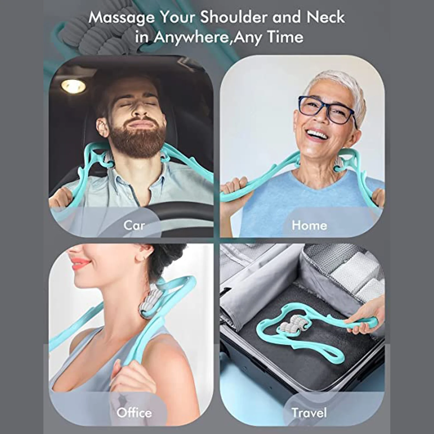Neck Shoulder Massager (1Pc / Mix Color) - Image 9
