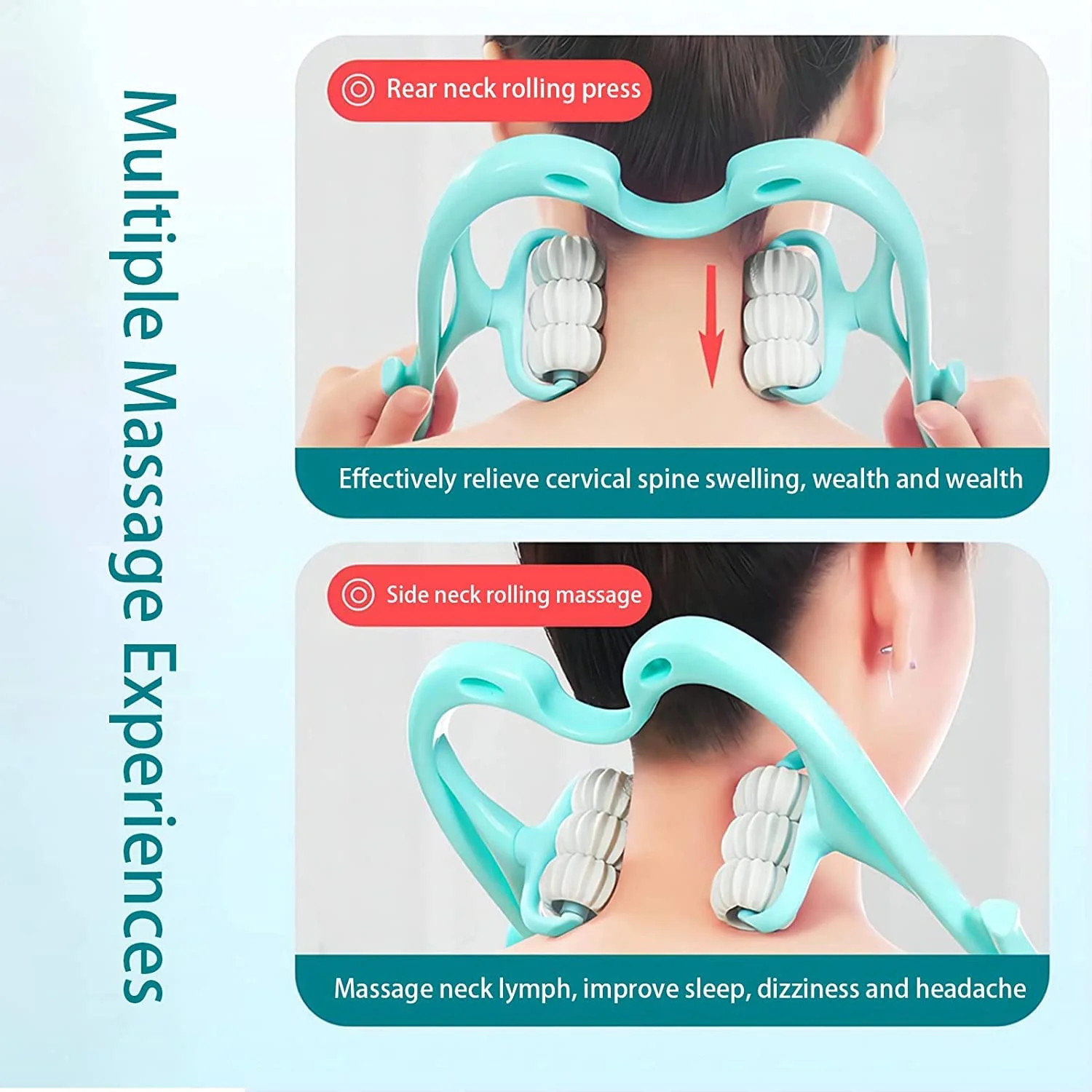 Neck & Shoulder Massager: Portable Relief for Back, Waist & More (1 Pc) - Image 3