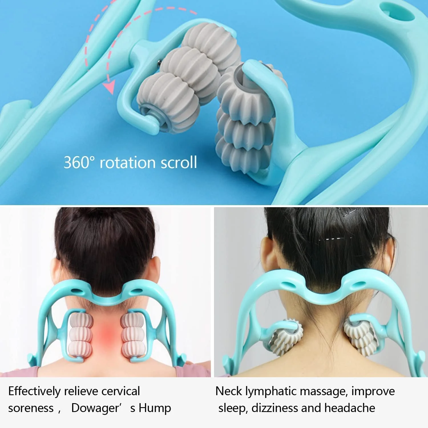 Neck & Shoulder Massager: Portable Relief for Back, Waist & More (1 Pc) - Image 6