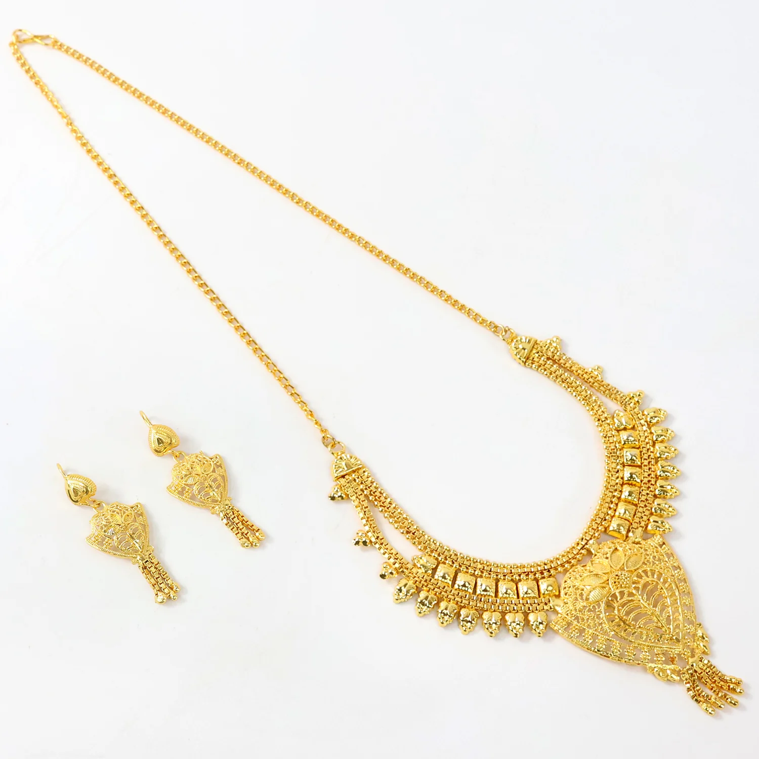 Necklace With Pair of Earrings Set for (2Pc) - Image 3