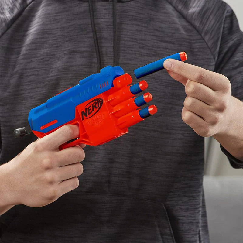 Nerf Alpha Strike Fang QS-4 Blaster Compact Dart Blaster with 10 Darts - Image 3