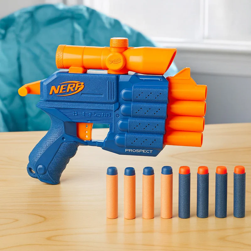 Nerf Elite 2.0 Prospect Blaster Compact Foam Dart Gun with Scope & 8 Darts - Image 2