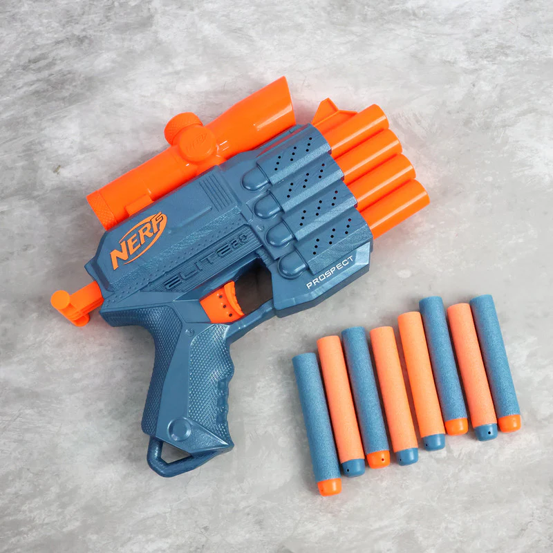 Nerf Elite 2.0 Prospect Blaster Compact Foam Dart Gun with Scope & 8 Darts - Image 5