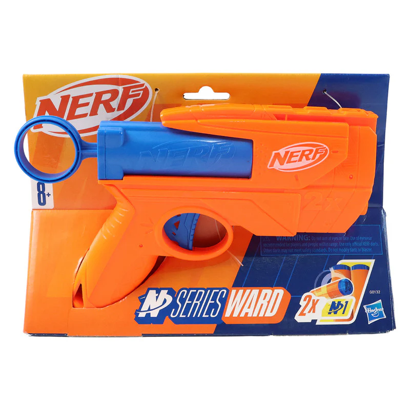 Nerf N-Series Ward Blaster Compact Foam Dart Gun with 2 Darts - Image 3