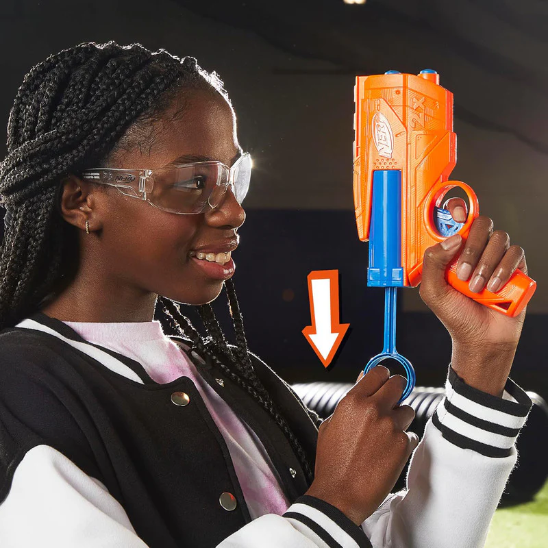 Nerf N-Series Ward Blaster Compact Foam Dart Gun with 2 Darts - Image 5