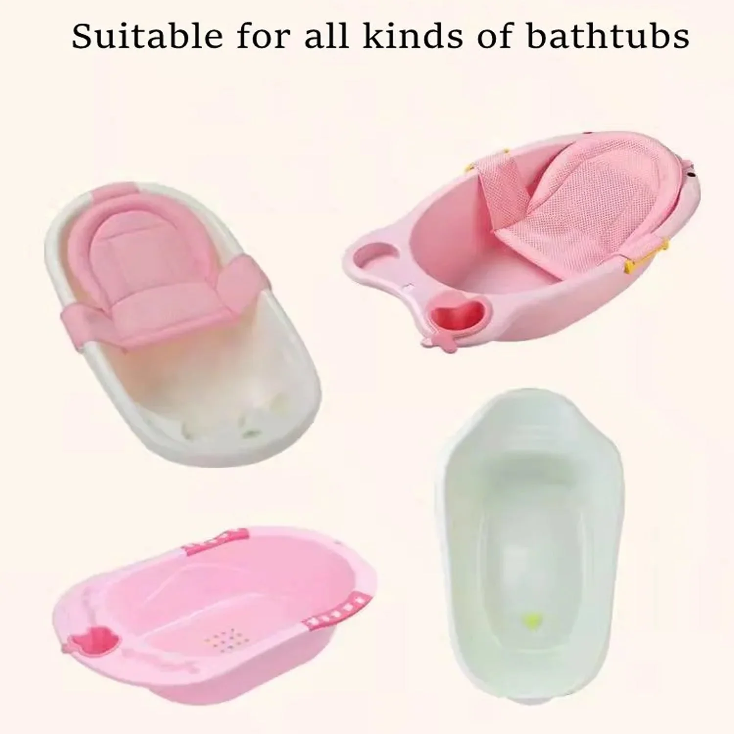 Newborn Bath Seat Infant Baby Tub Seat Anti Slip Chair for  Baby Safety Bathtub Use - Image 3