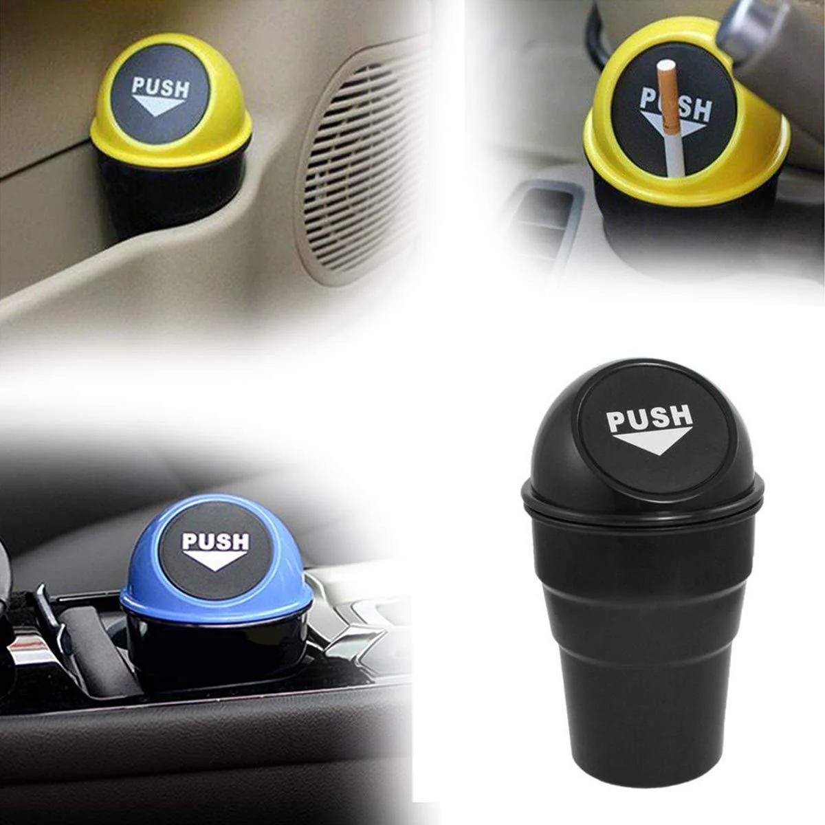 Car Dustbin / Mini Car Trash Bin / Car Ashtray - Image 6