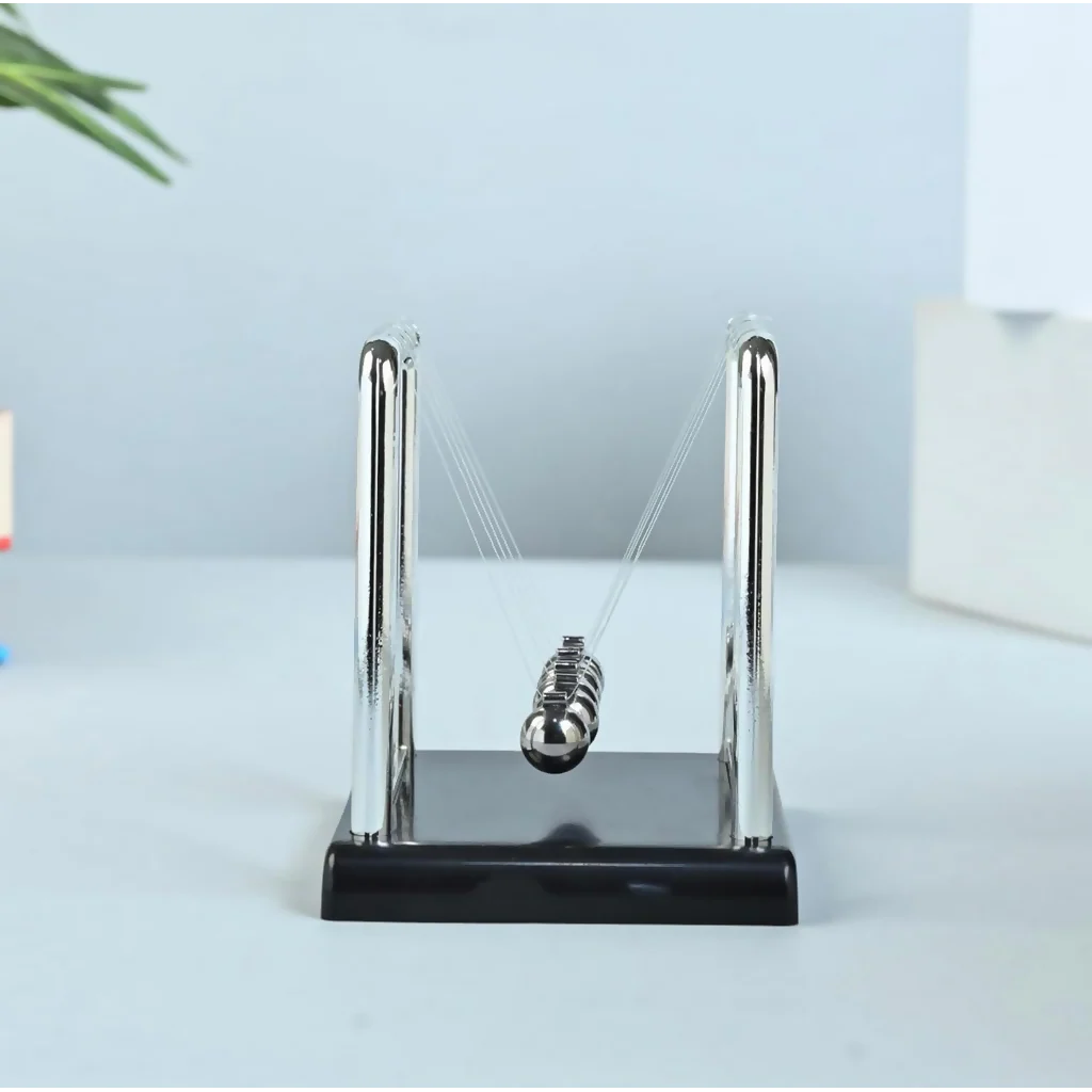 Newton Cradle Desk Toy with Metal Balls for Office Table Decoration - Image 10