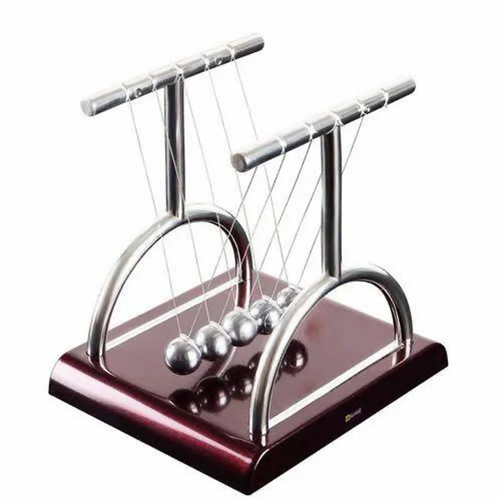 Newton Cradle Desk Toy with Metal Balls for Office Table Decoration - Image 5