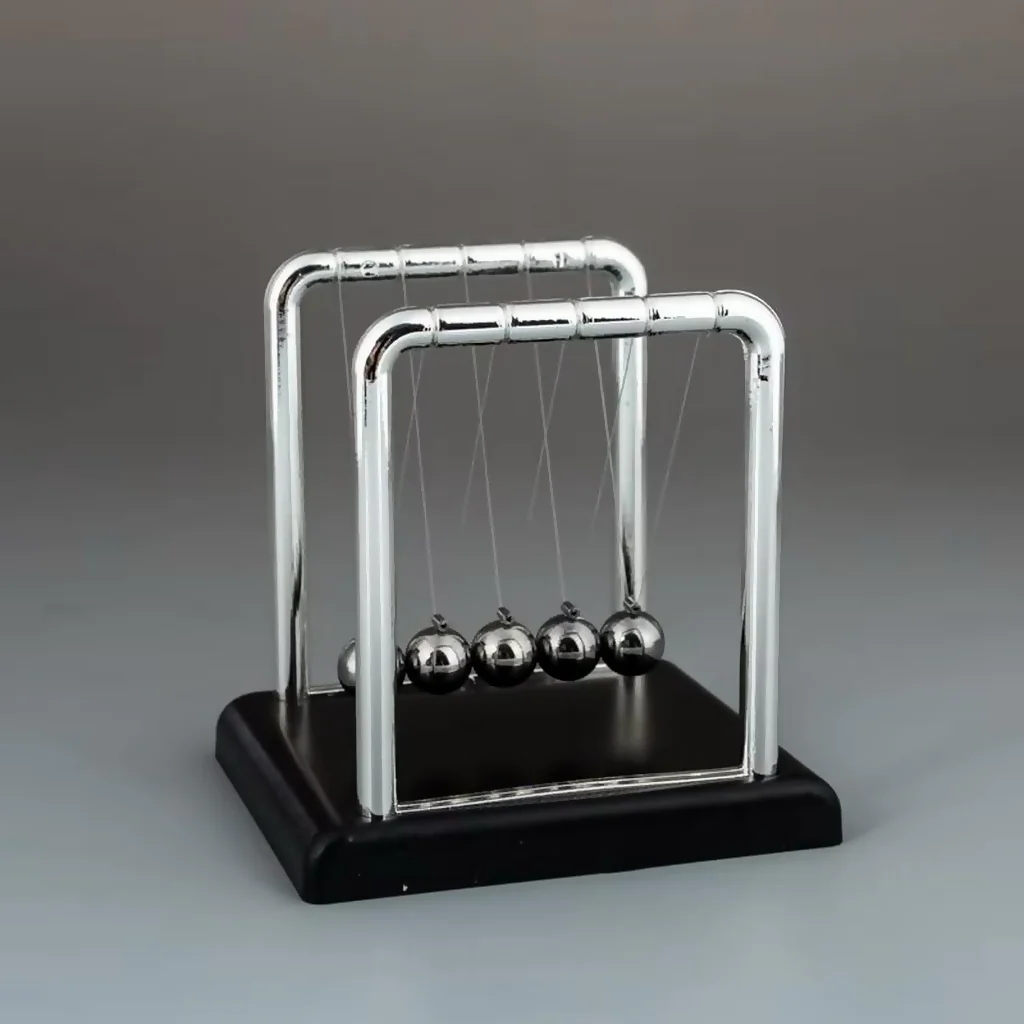 Newton Cradle Desk Toy with Metal Balls for Office Table Decoration - Image 7